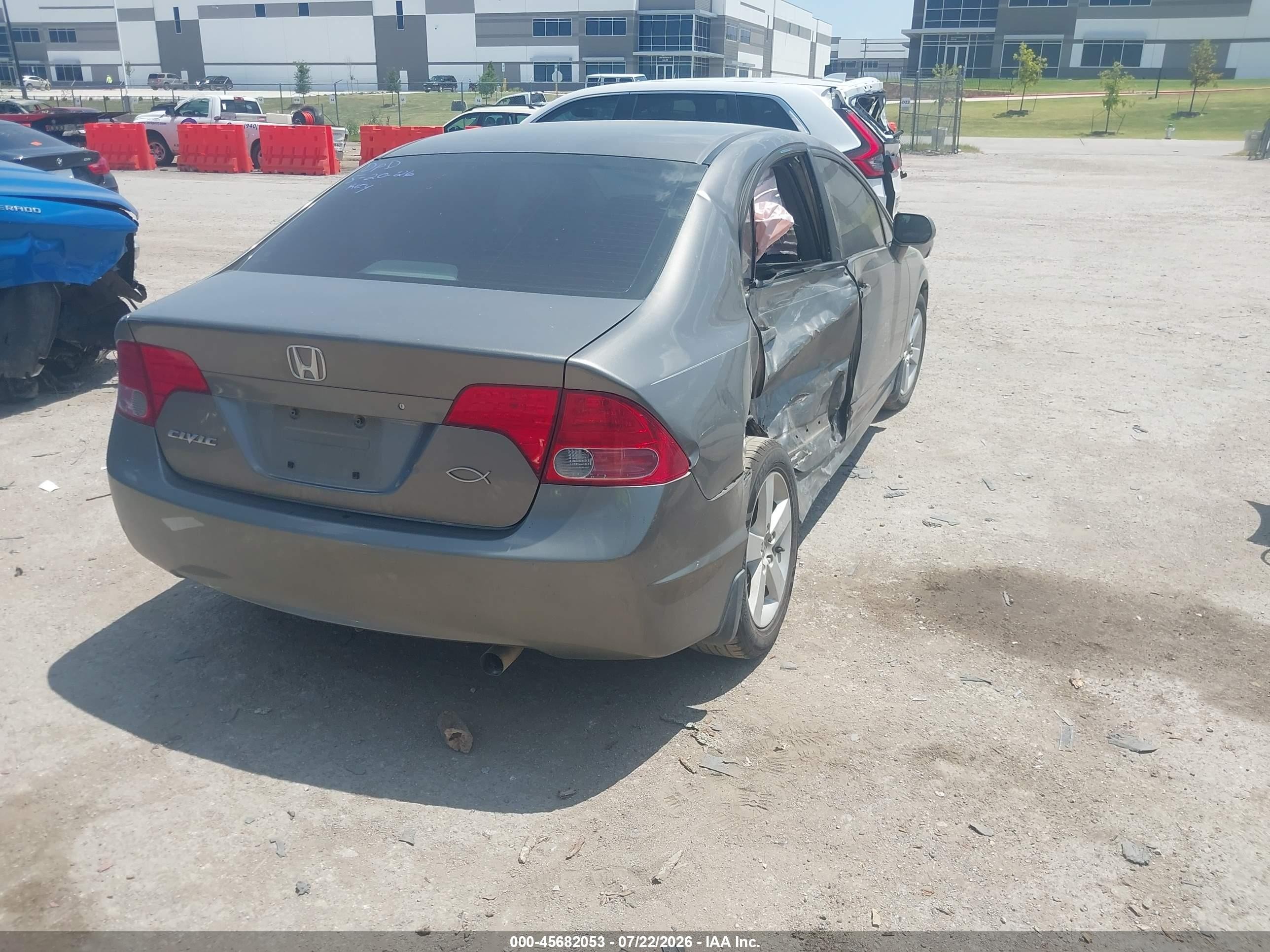 2006 Honda Civic Ex Brown vin: 1HGFA16836L153149