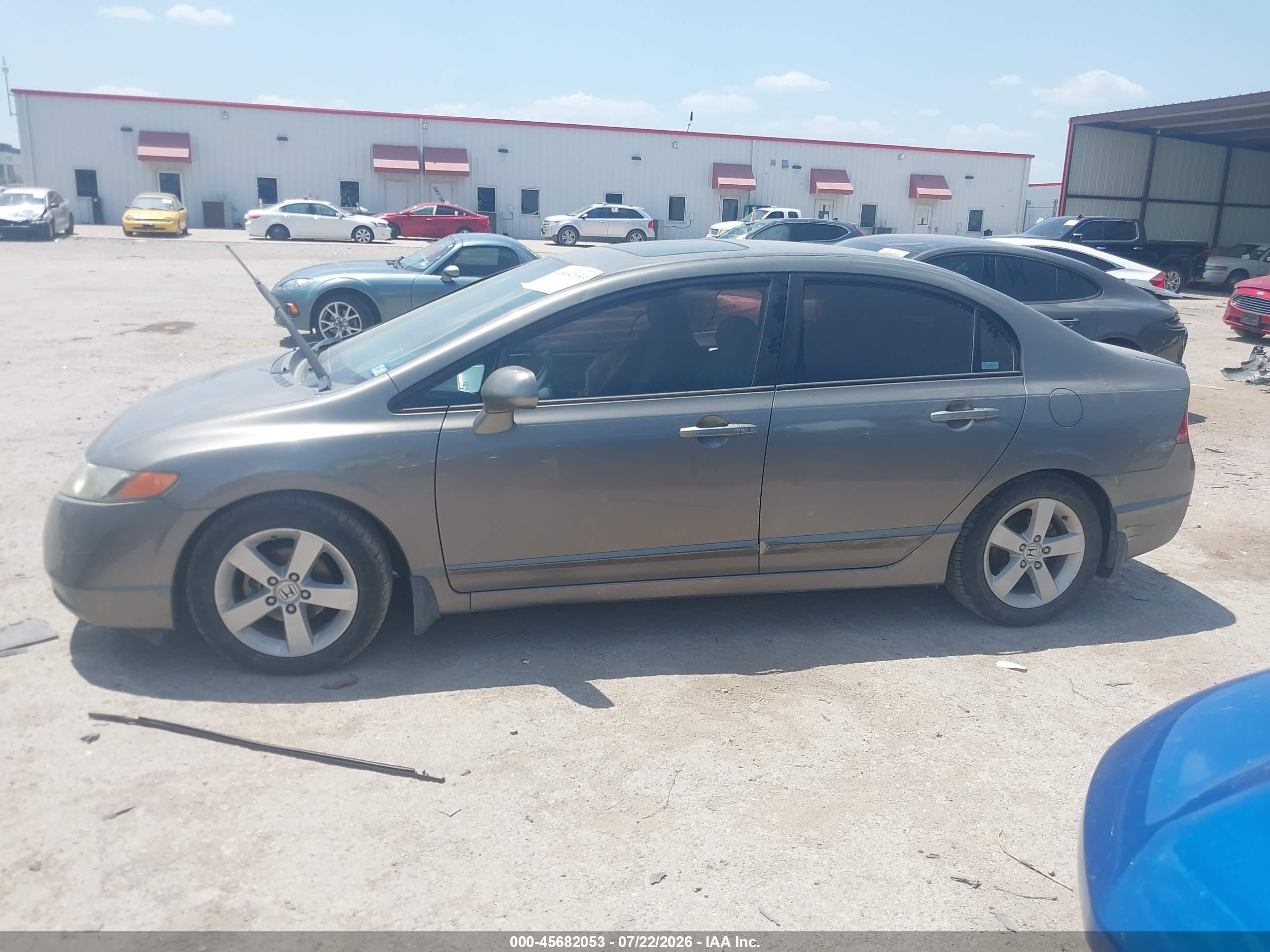 2006 Honda Civic Ex Brown vin: 1HGFA16836L153149