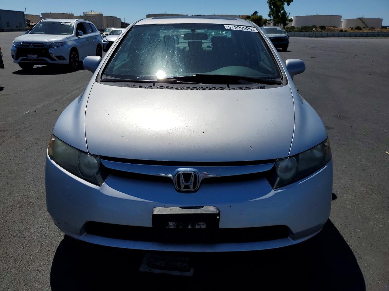 2007 Honda Civic Ex Silver vin: 1HGFA16837L027732