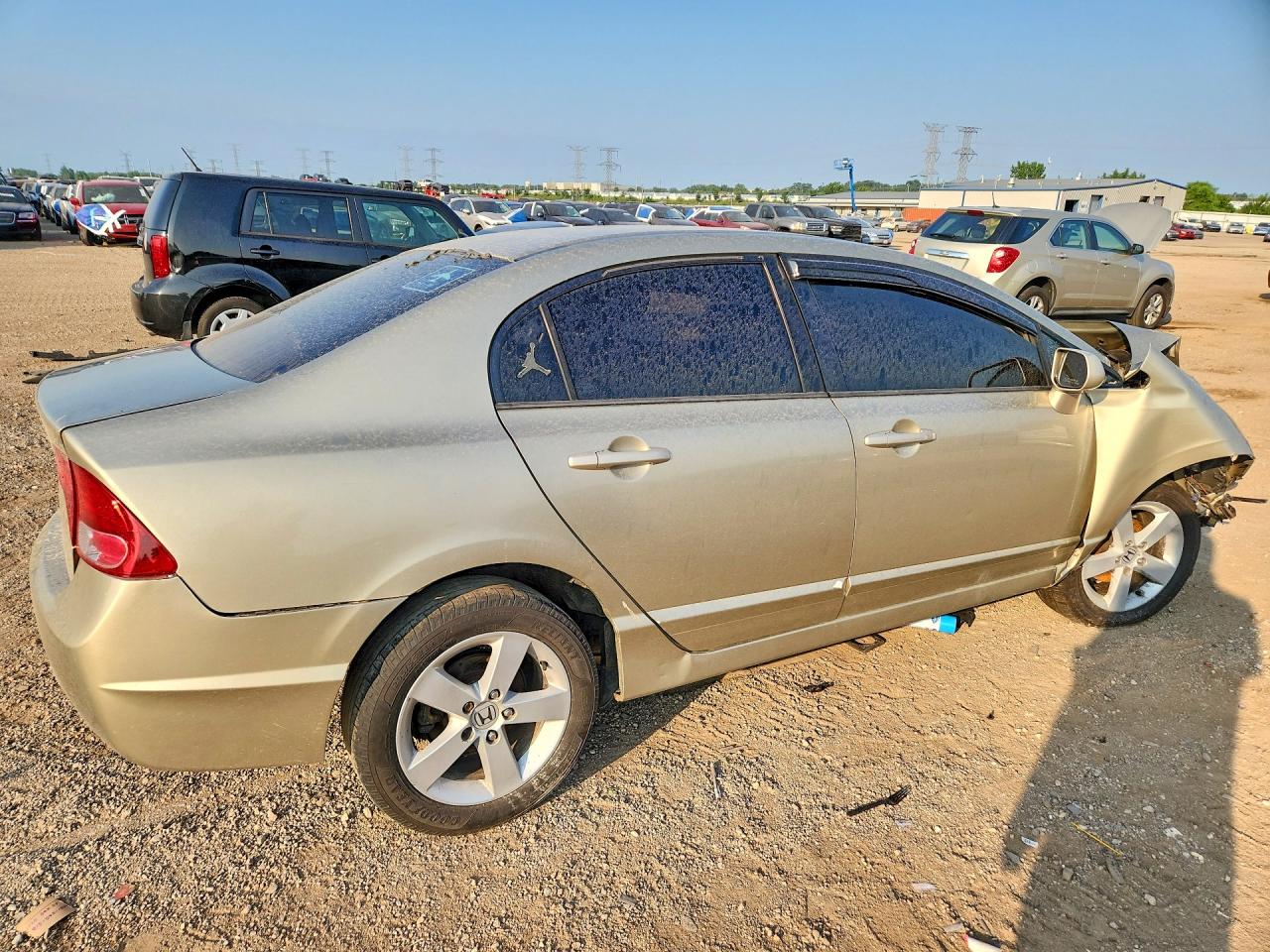 2007 Honda Civic Ex Gold vin: 1HGFA16837L046877