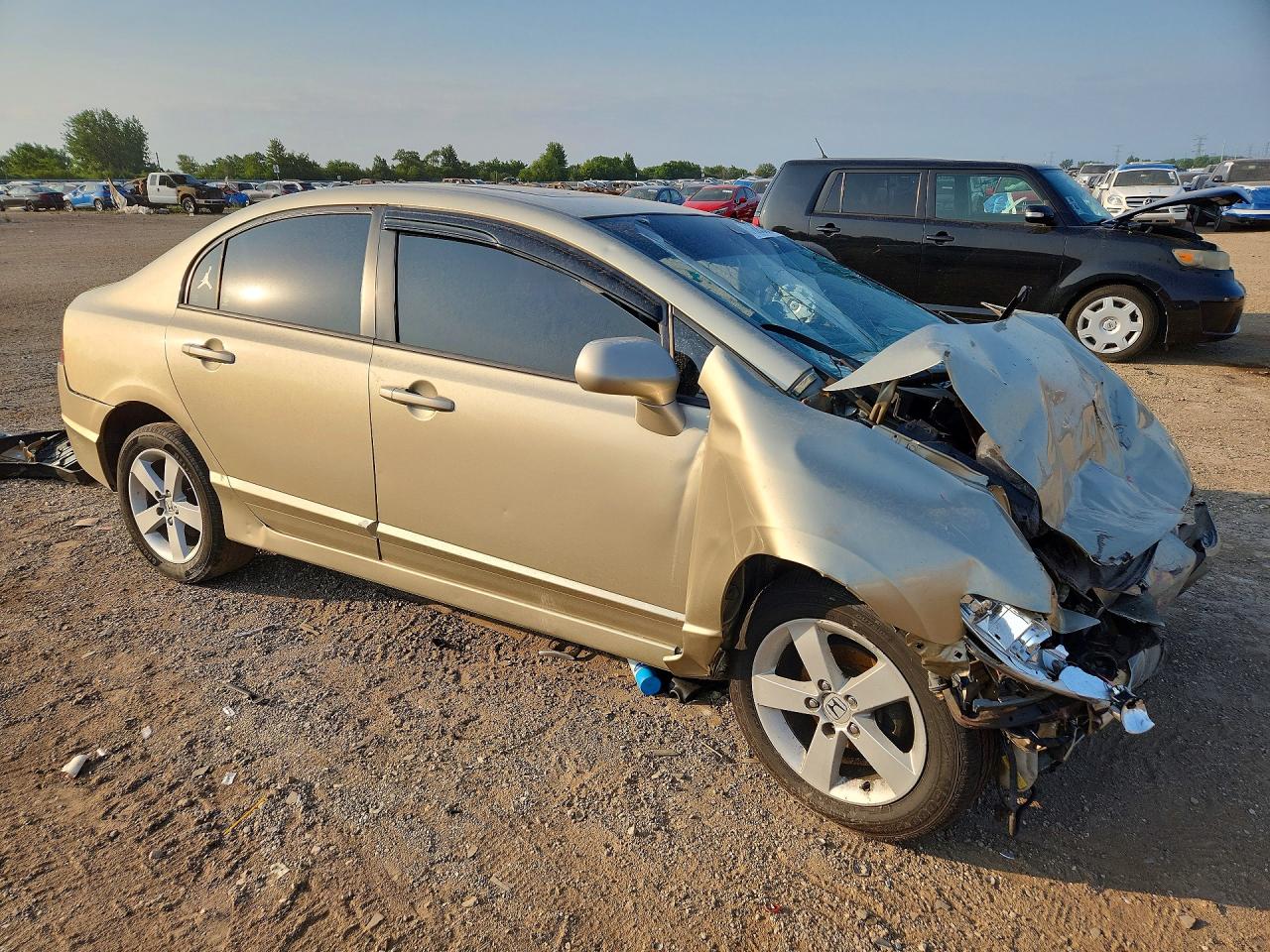 2007 Honda Civic Ex Gold vin: 1HGFA16837L046877