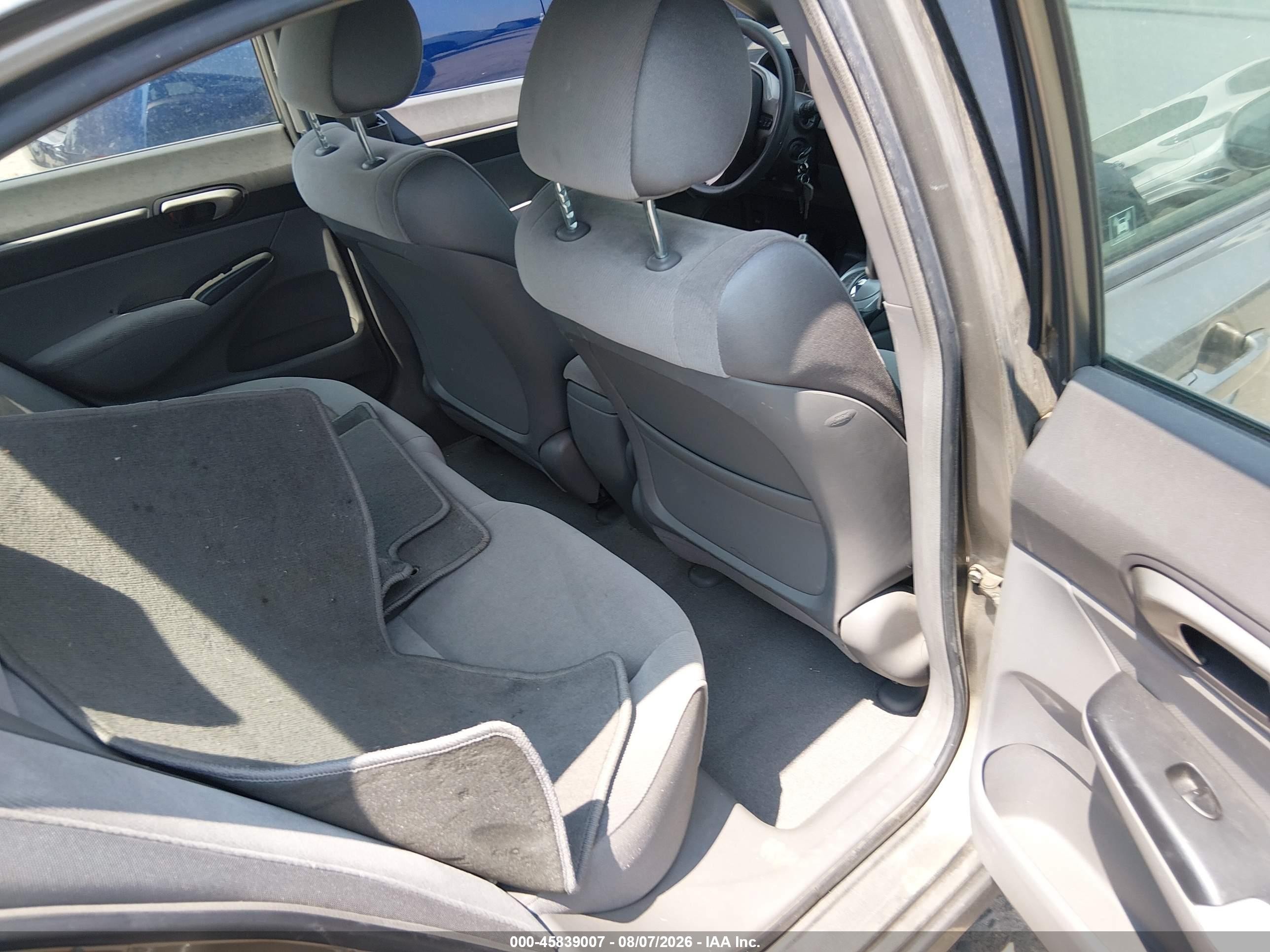 2007 Honda Civic Ex Gray vin: 1HGFA16837L052971