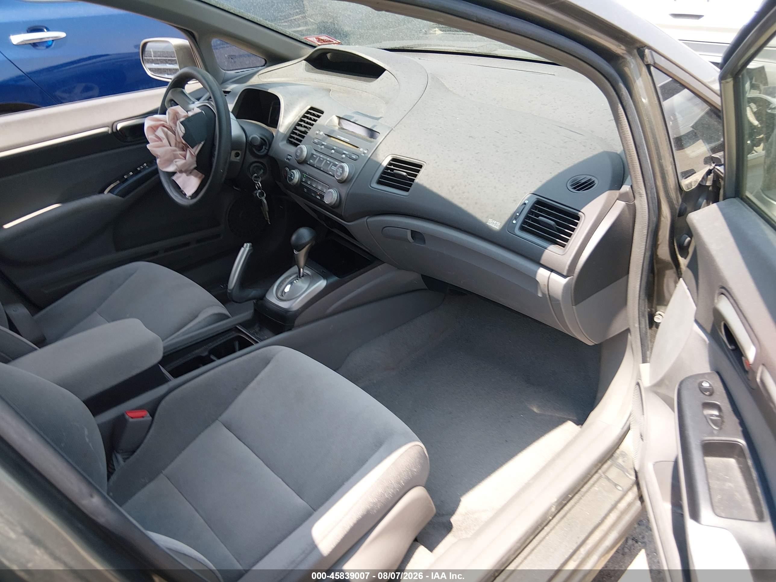 2007 Honda Civic Ex Gray vin: 1HGFA16837L052971