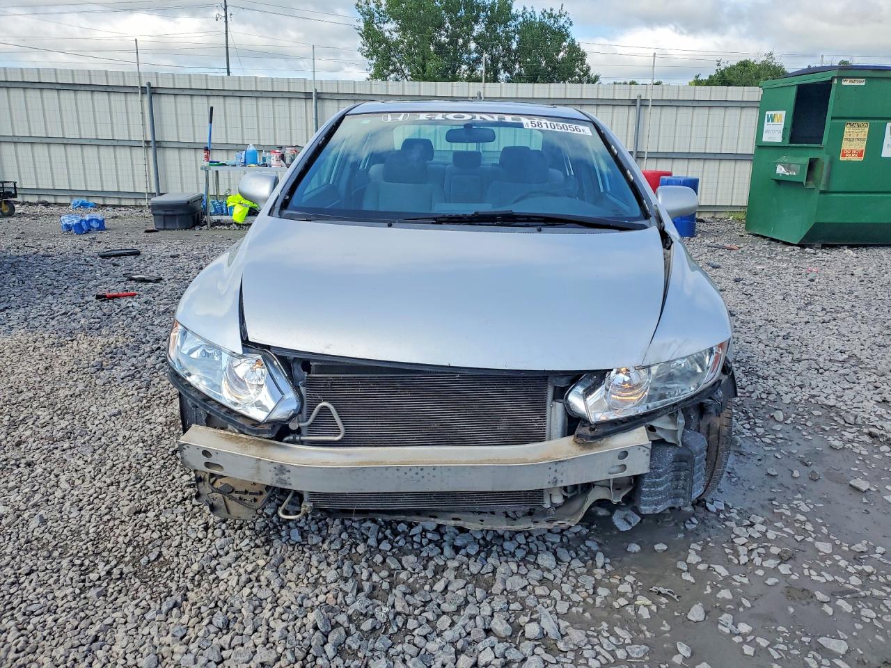 2007 Honda Civic Серый vin: 1HGFA16837L068068