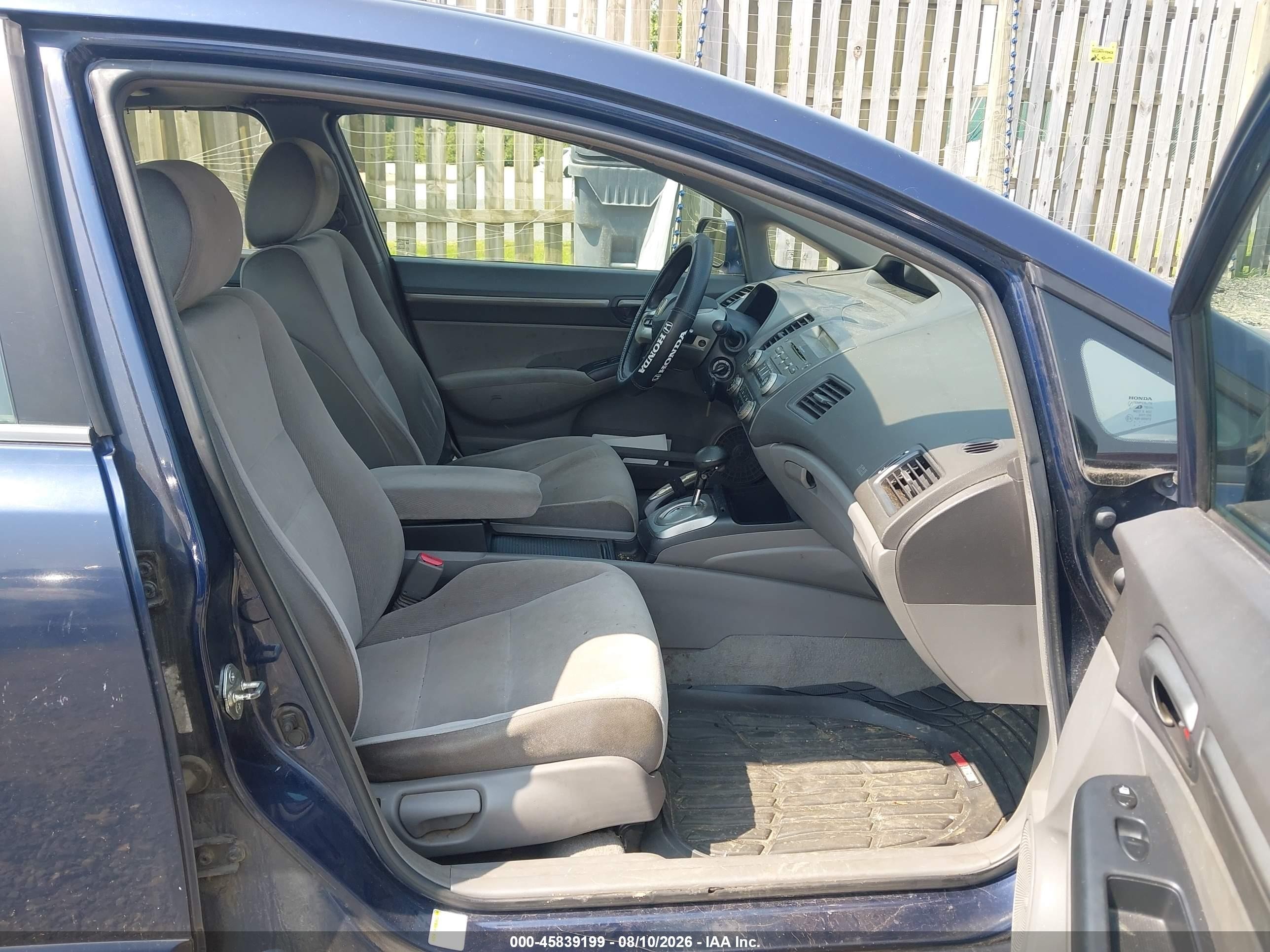 2007 Honda Civic Ex Blue vin: 1HGFA16837L092077