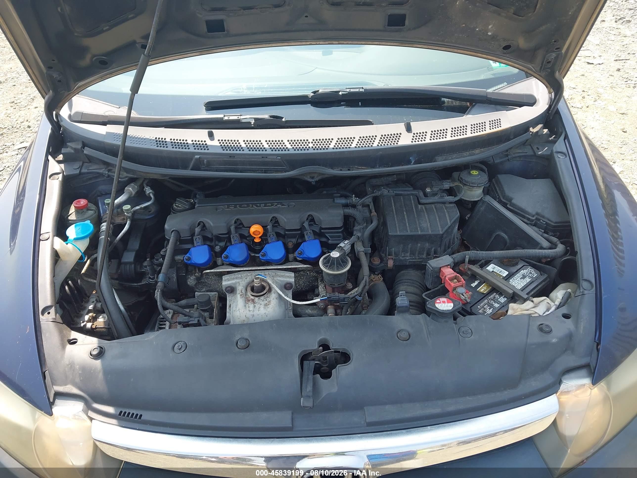 2007 Honda Civic Ex Blue vin: 1HGFA16837L092077