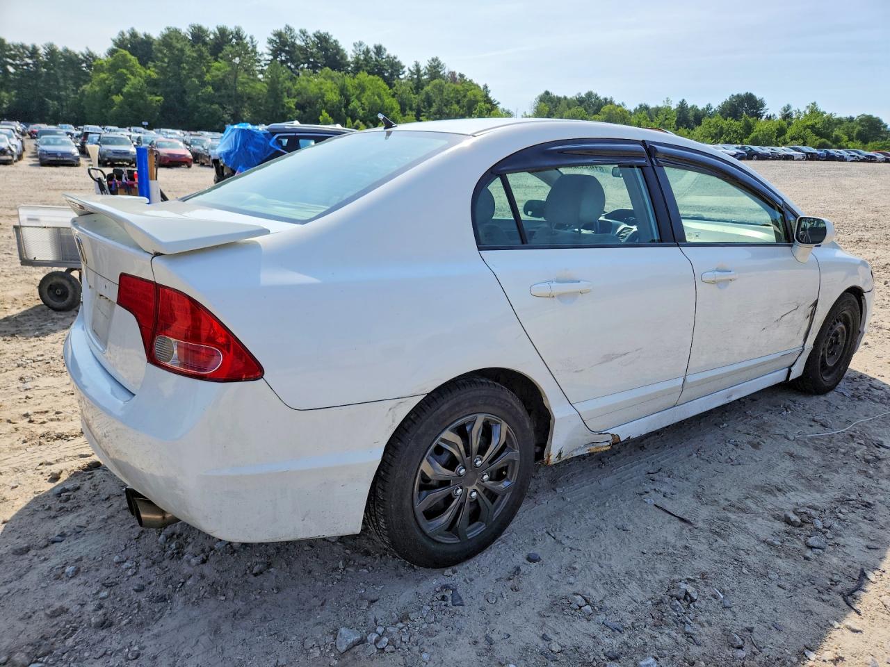 2007 Honda Civic Ex White vin: 1HGFA16837L122095