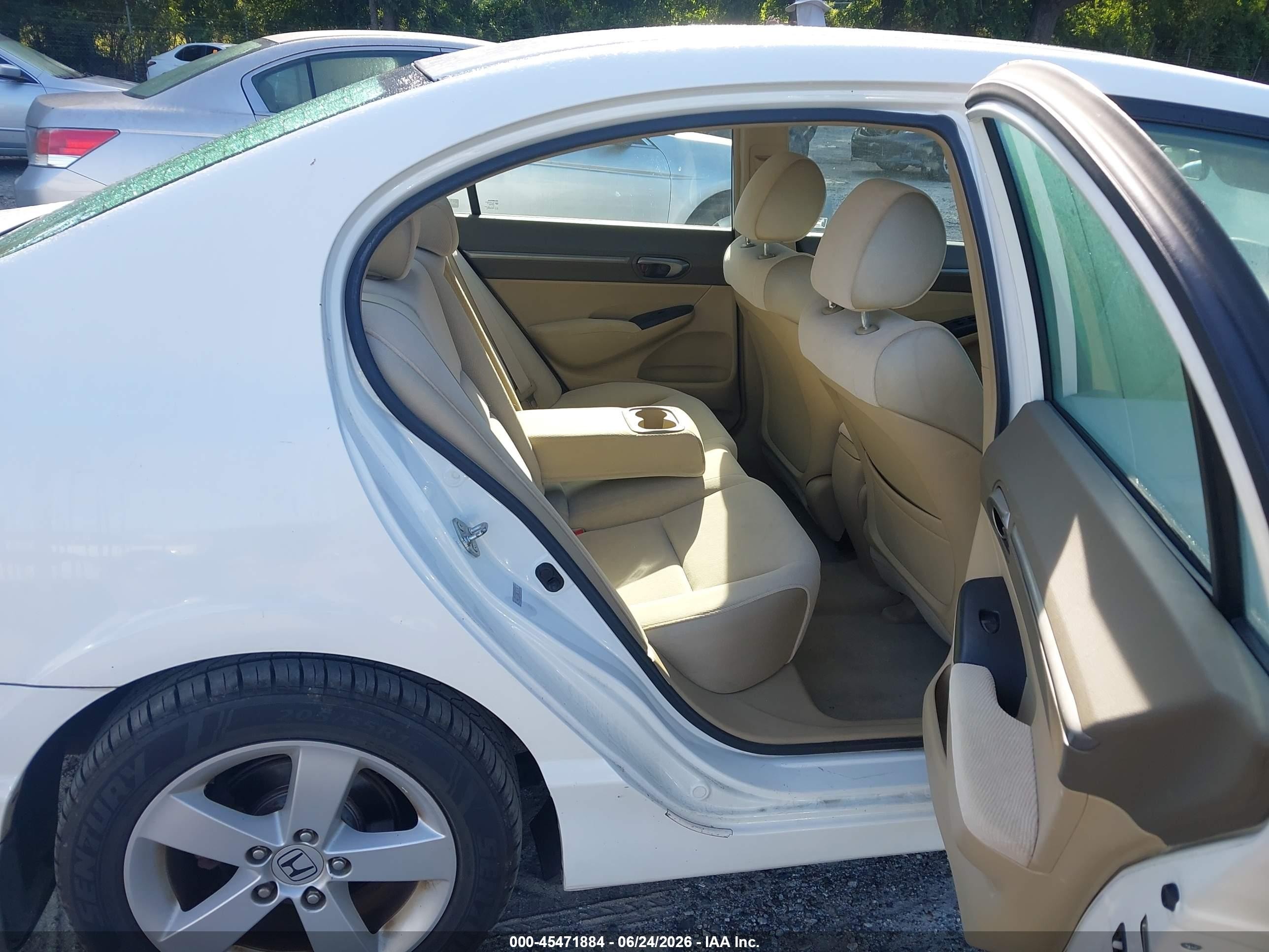 2008 Honda Civic Ex White vin: 1HGFA16838L006347