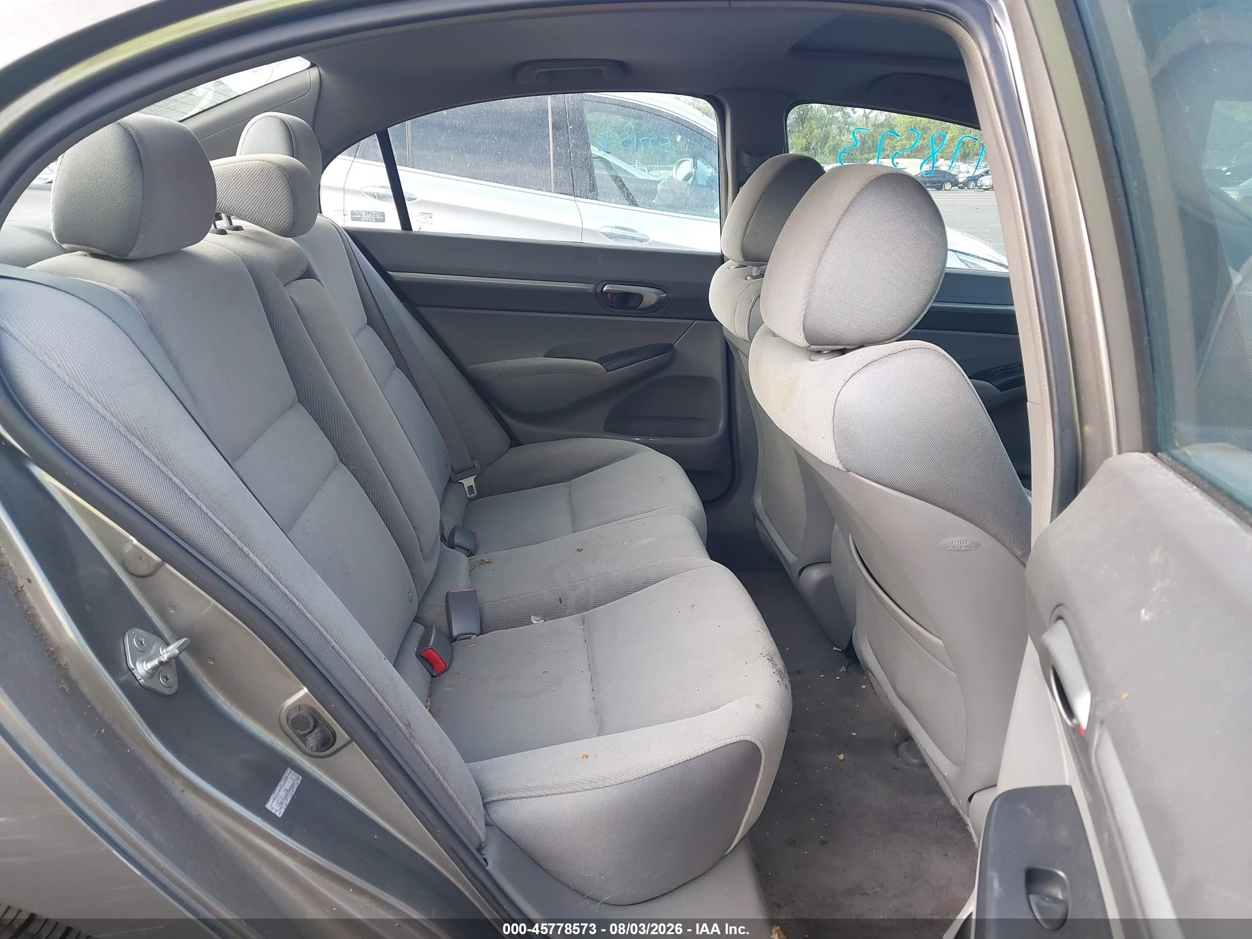 2008 Honda Civic Ex Gray vin: 1HGFA16838L010141