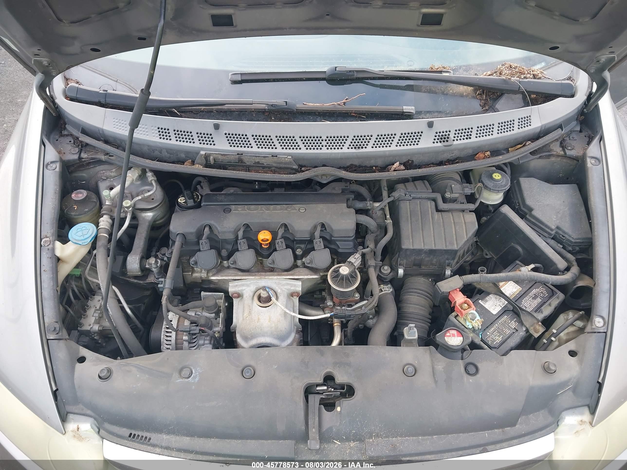 2008 Honda Civic Ex Gray vin: 1HGFA16838L010141
