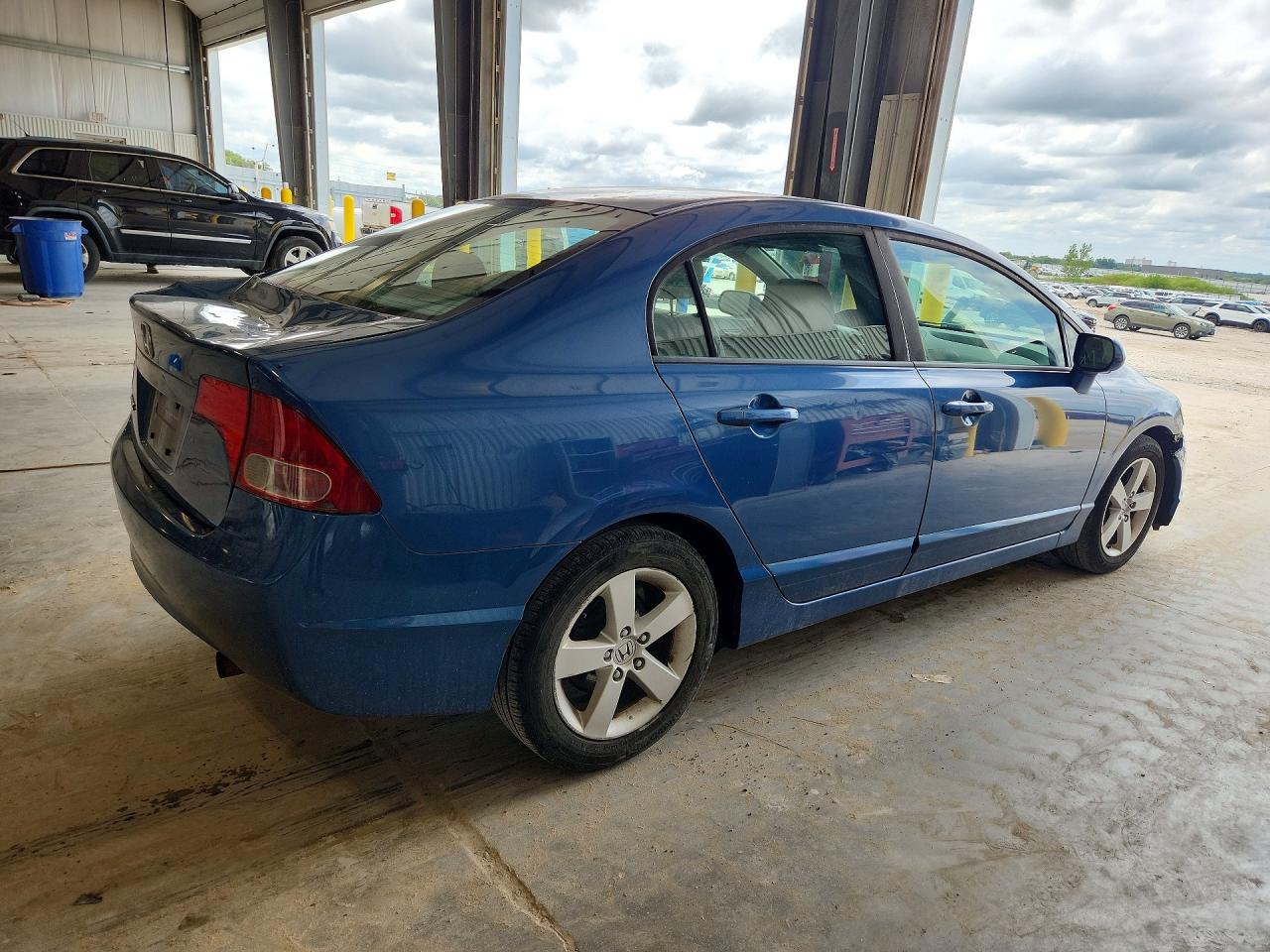 2008 Honda Civic 4d Blue vin: 1HGFA16838L022869