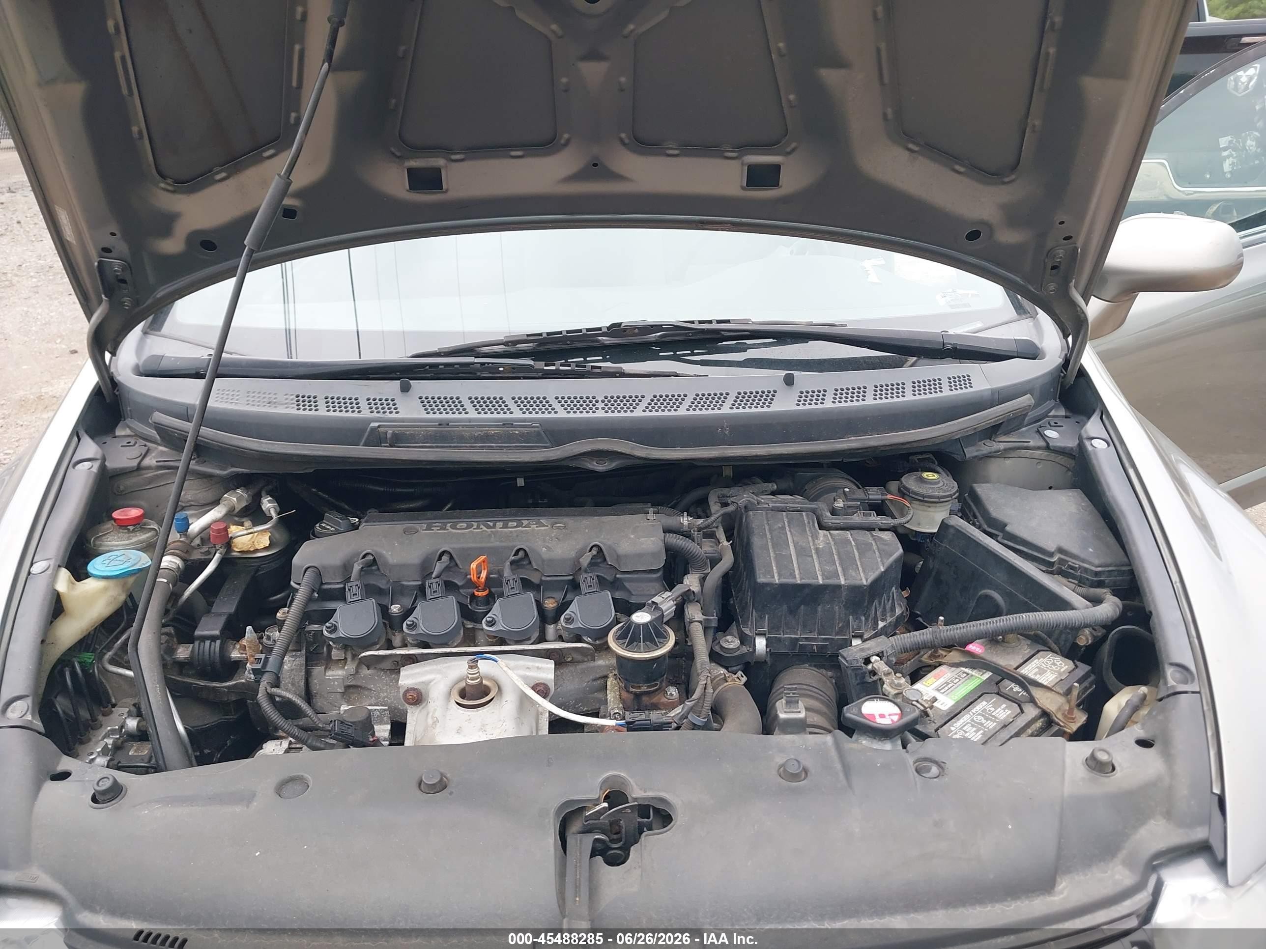 2008 Honda Civic Ex Gray vin: 1HGFA16838L026341