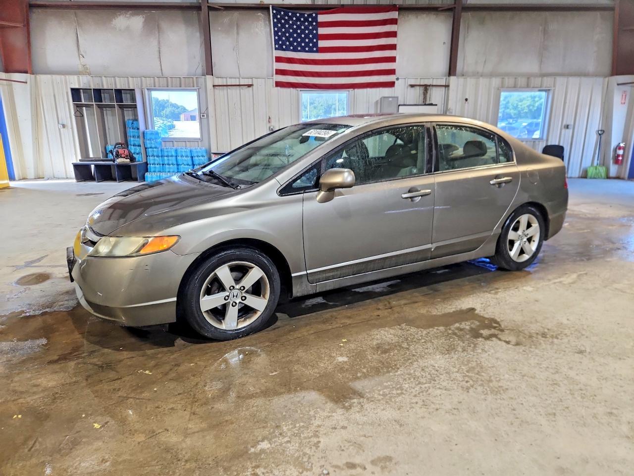2008 Honda Civic Ex Gray vin: 1HGFA16838L061316
