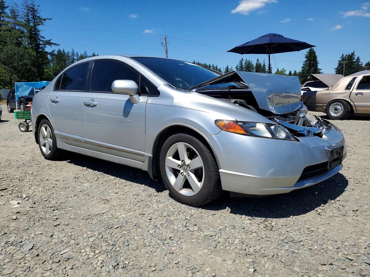 2008 Honda Civic Ex Серебряный vin: 1HGFA16838L093280