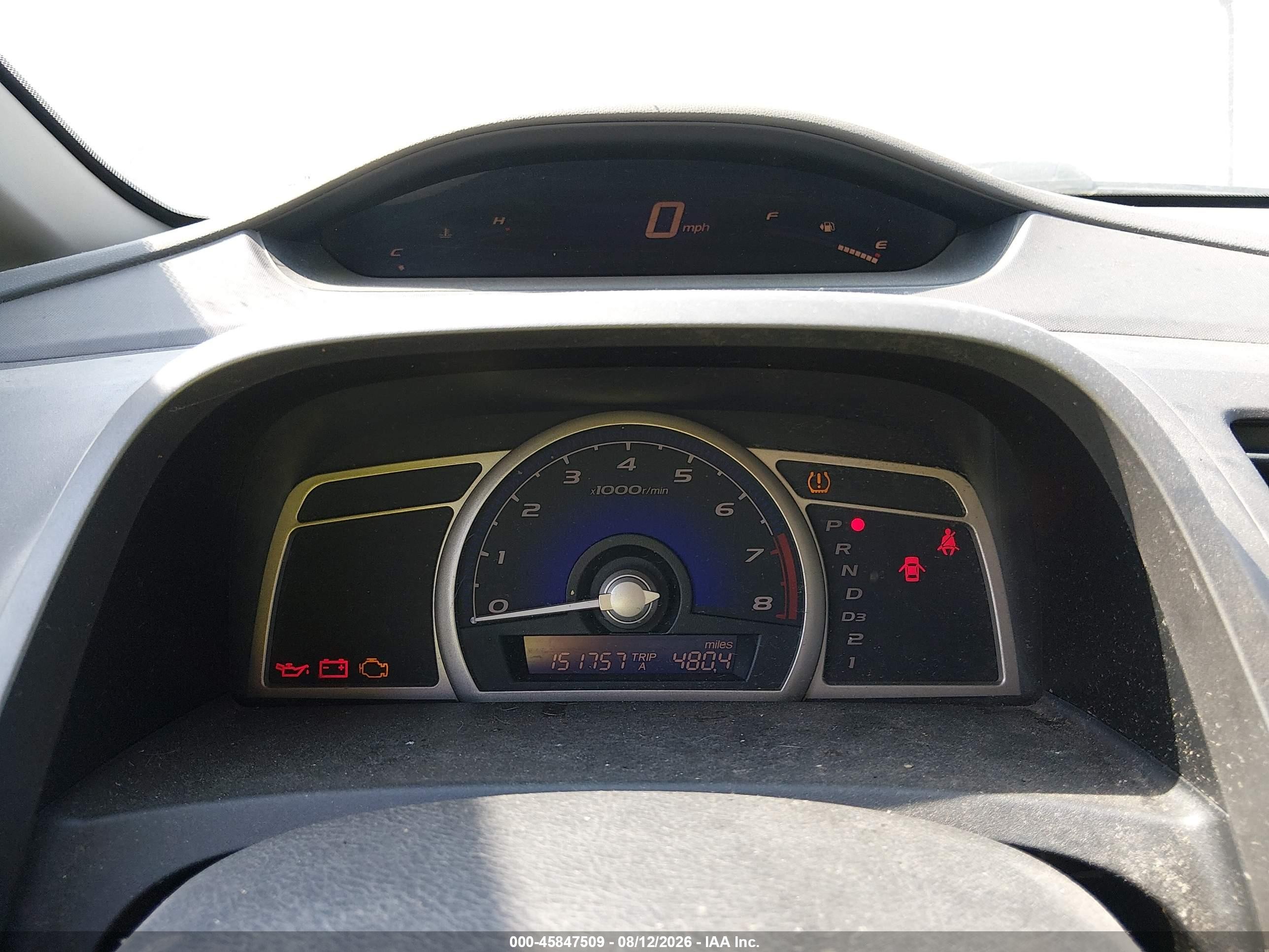 2009 Honda Civic Ex Gray vin: 1HGFA16839L020119