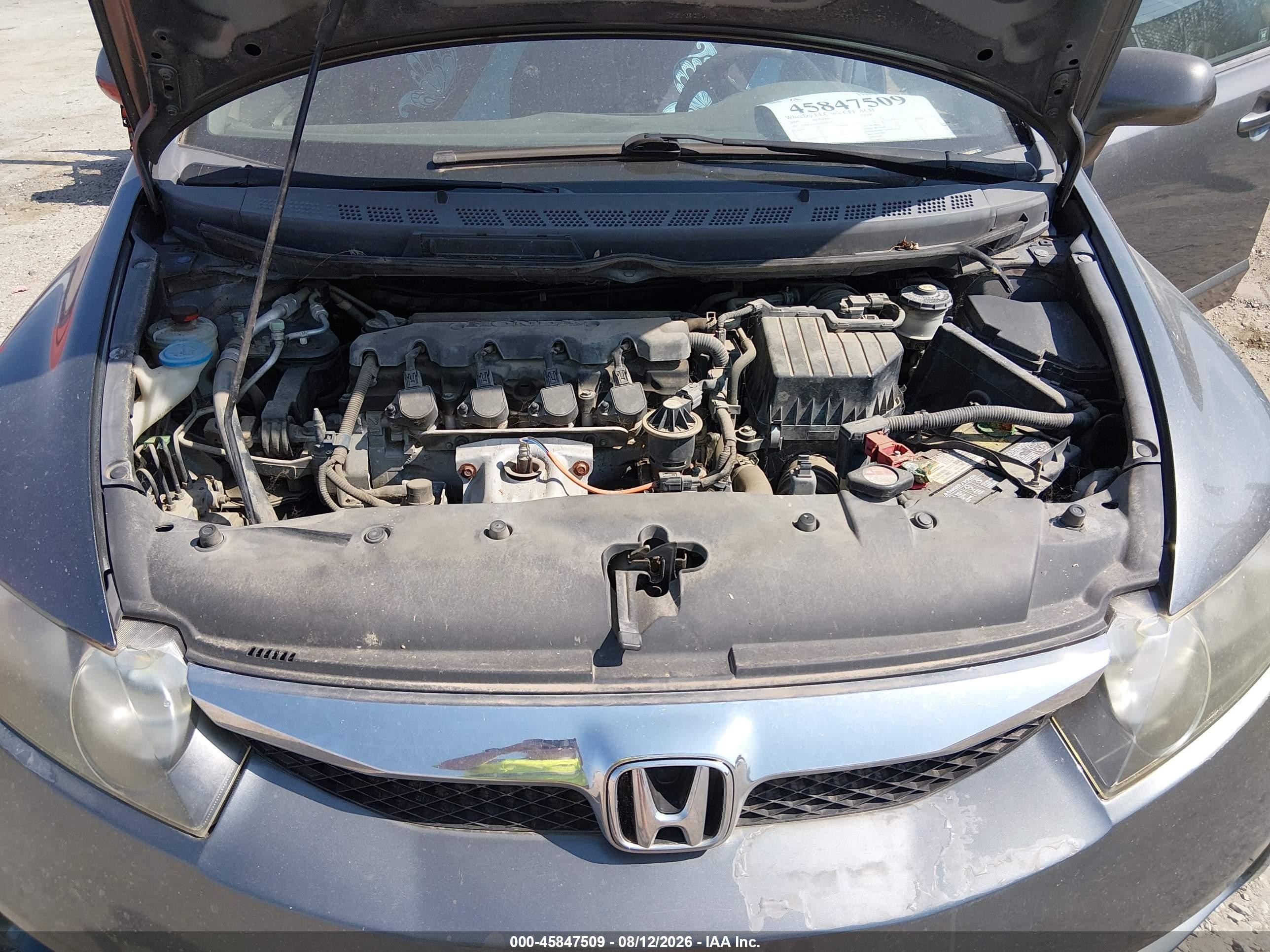 2009 Honda Civic Ex Gray vin: 1HGFA16839L020119