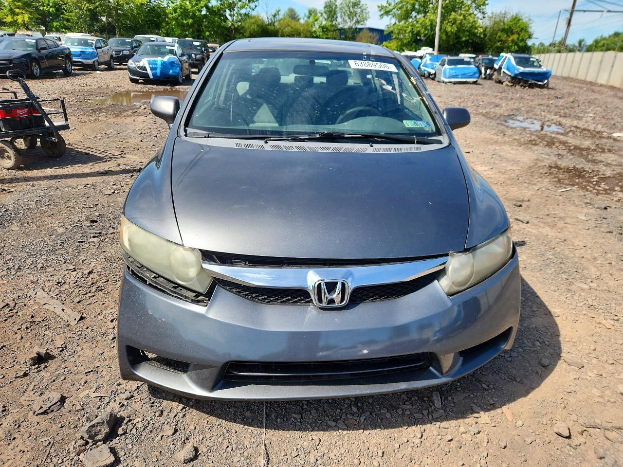 2009 Honda Civic Ex Gray vin: 1HGFA16839L022100