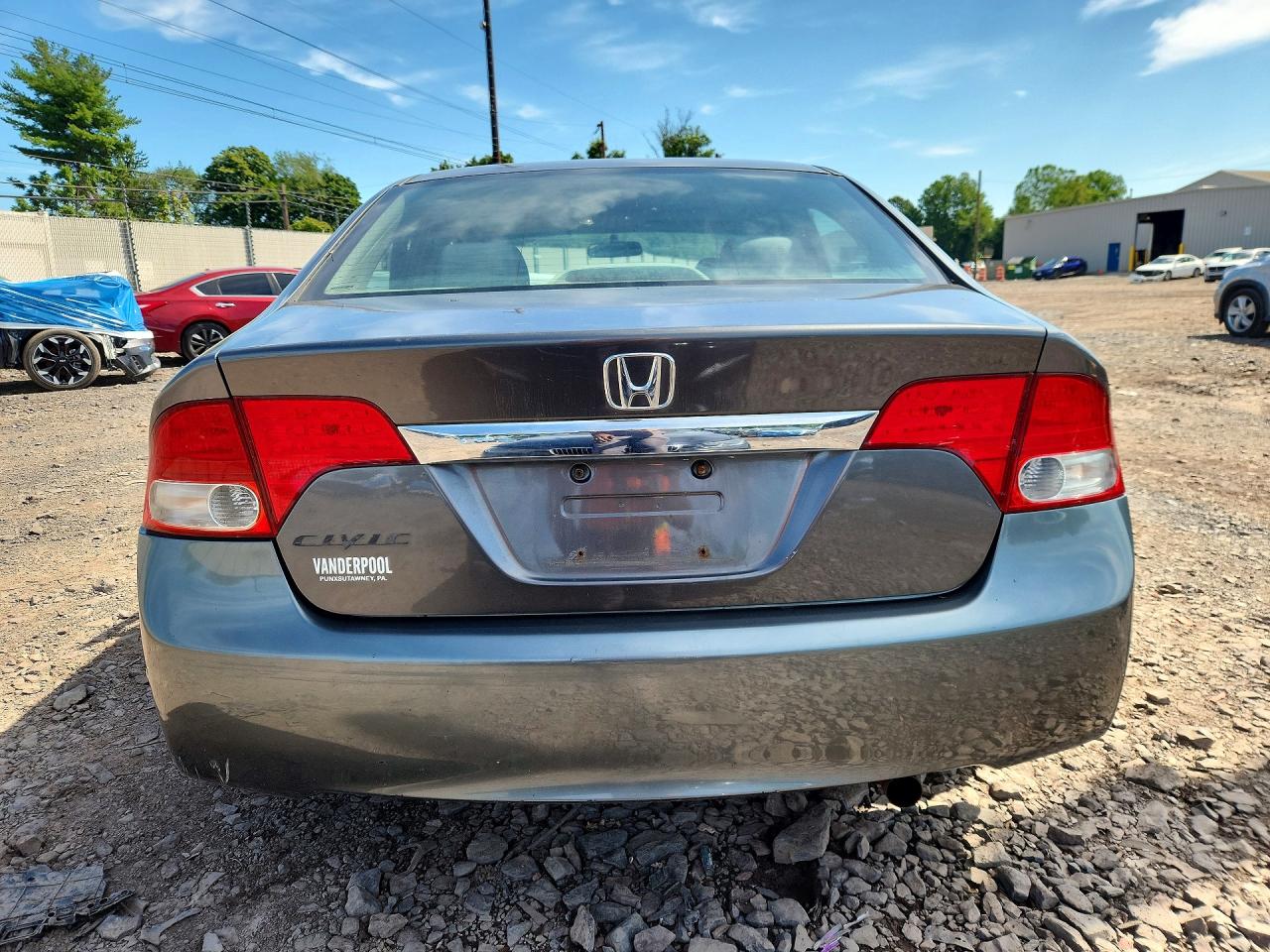 2009 Honda Civic Ex Gray vin: 1HGFA16839L022100