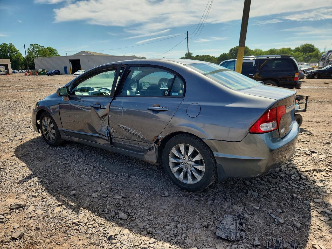 2009 Honda Civic Ex Gray vin: 1HGFA16839L022100