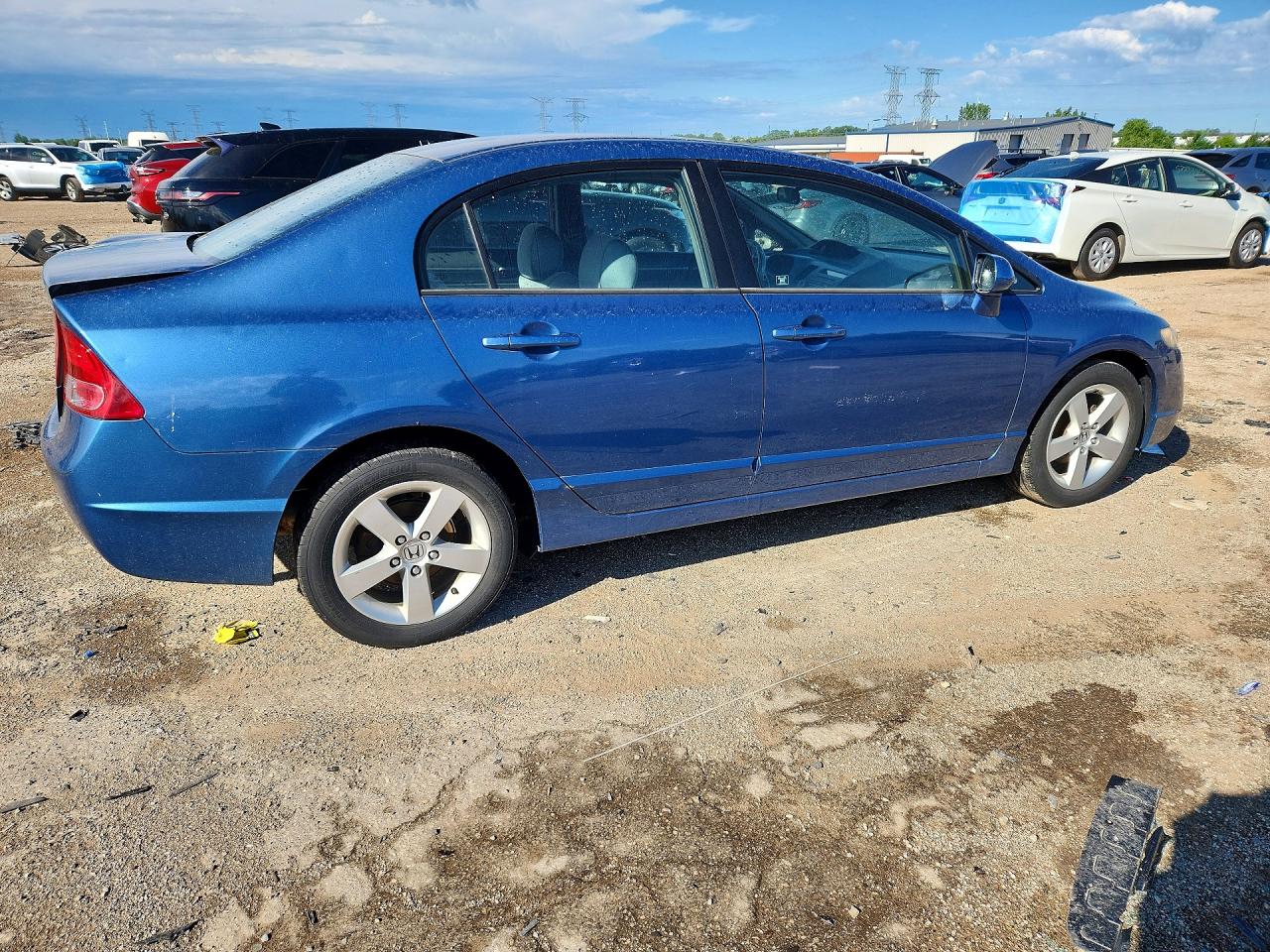 2006 Honda Civic Ex Blue vin: 1HGFA16846L035840