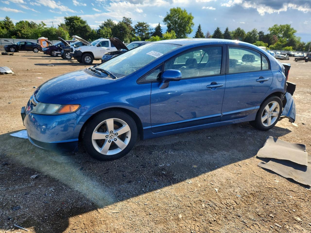2006 Honda Civic Ex Blue vin: 1HGFA16846L035840