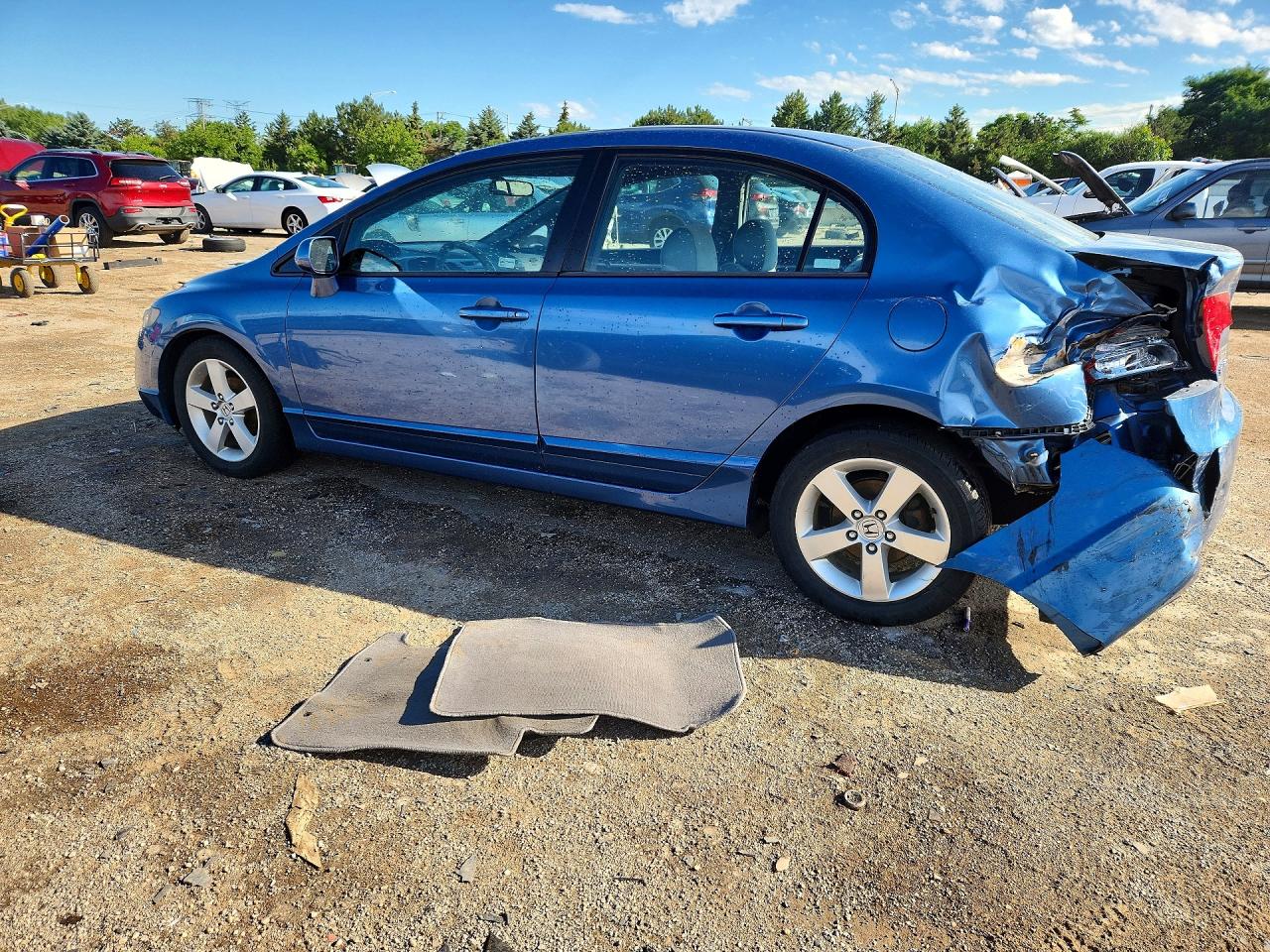 2006 Honda Civic Ex Blue vin: 1HGFA16846L035840
