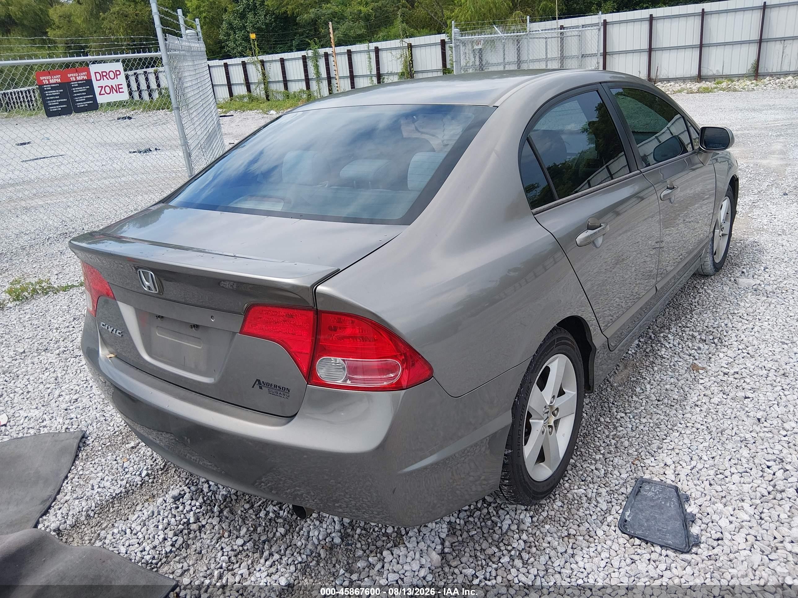 2006 Honda Civic Ex Серый vin: 1HGFA16846L049981