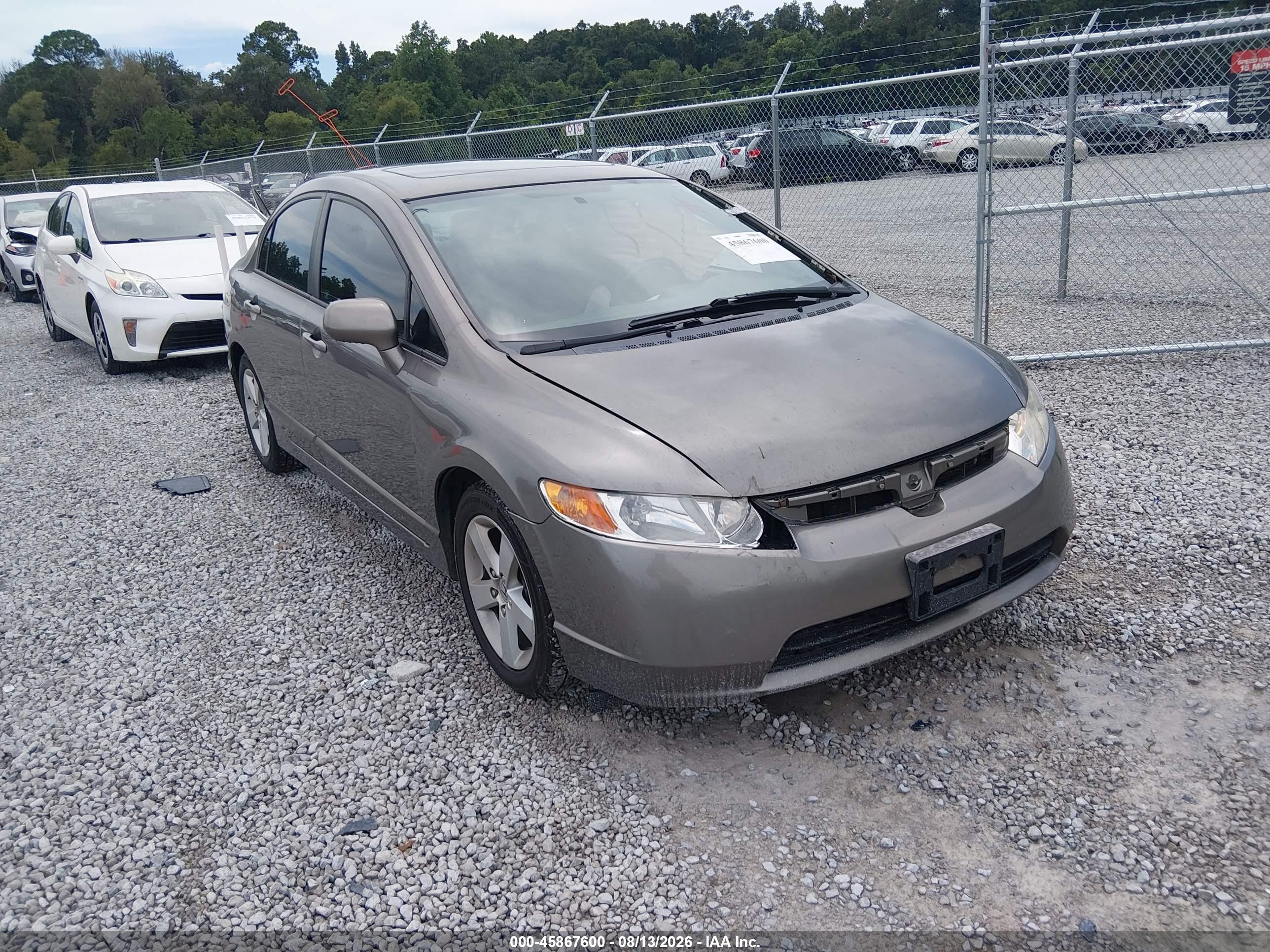 2006 Honda Civic Ex Серый vin: 1HGFA16846L049981