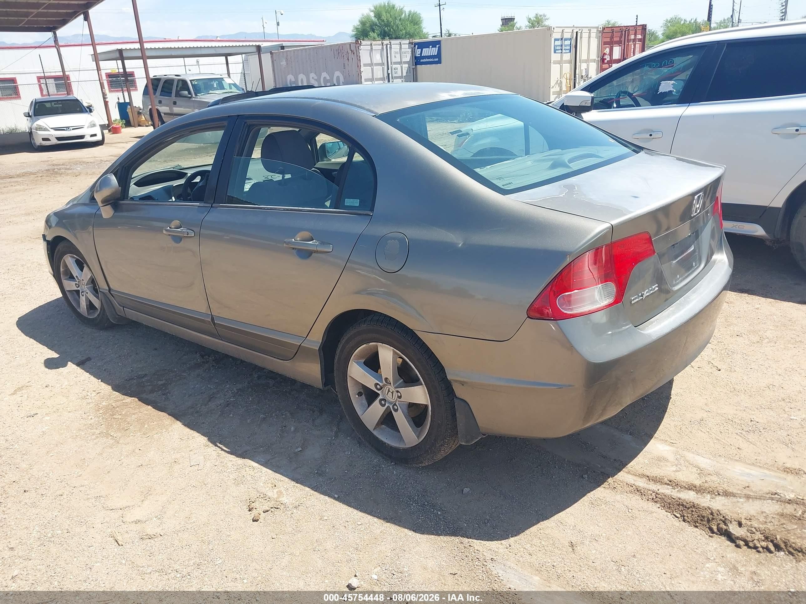 2006 Honda Civic Ex Gray vin: 1HGFA16846L097206