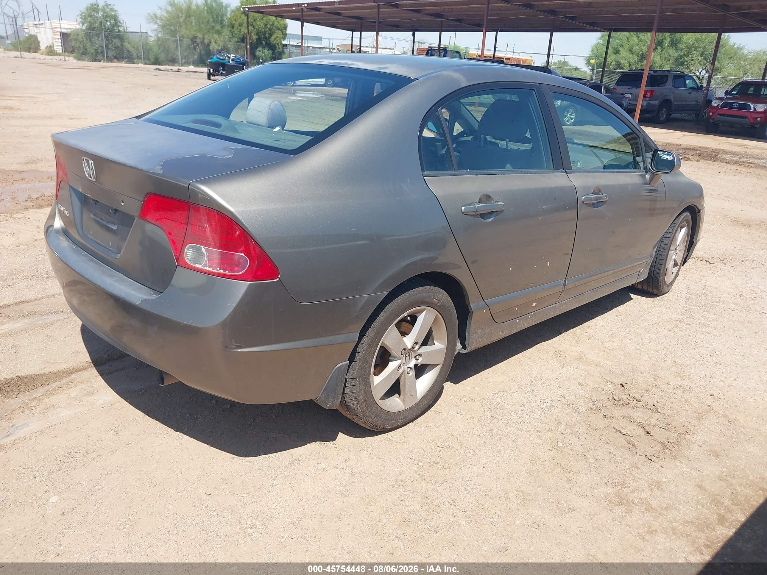2006 Honda Civic Ex Gray vin: 1HGFA16846L097206