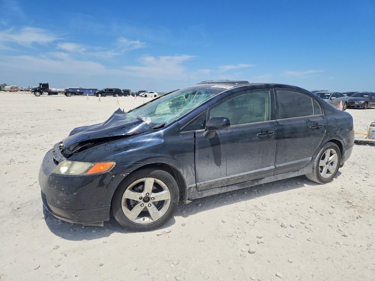 2006 Honda Civic Ex Black vin: 1HGFA16846L110777
