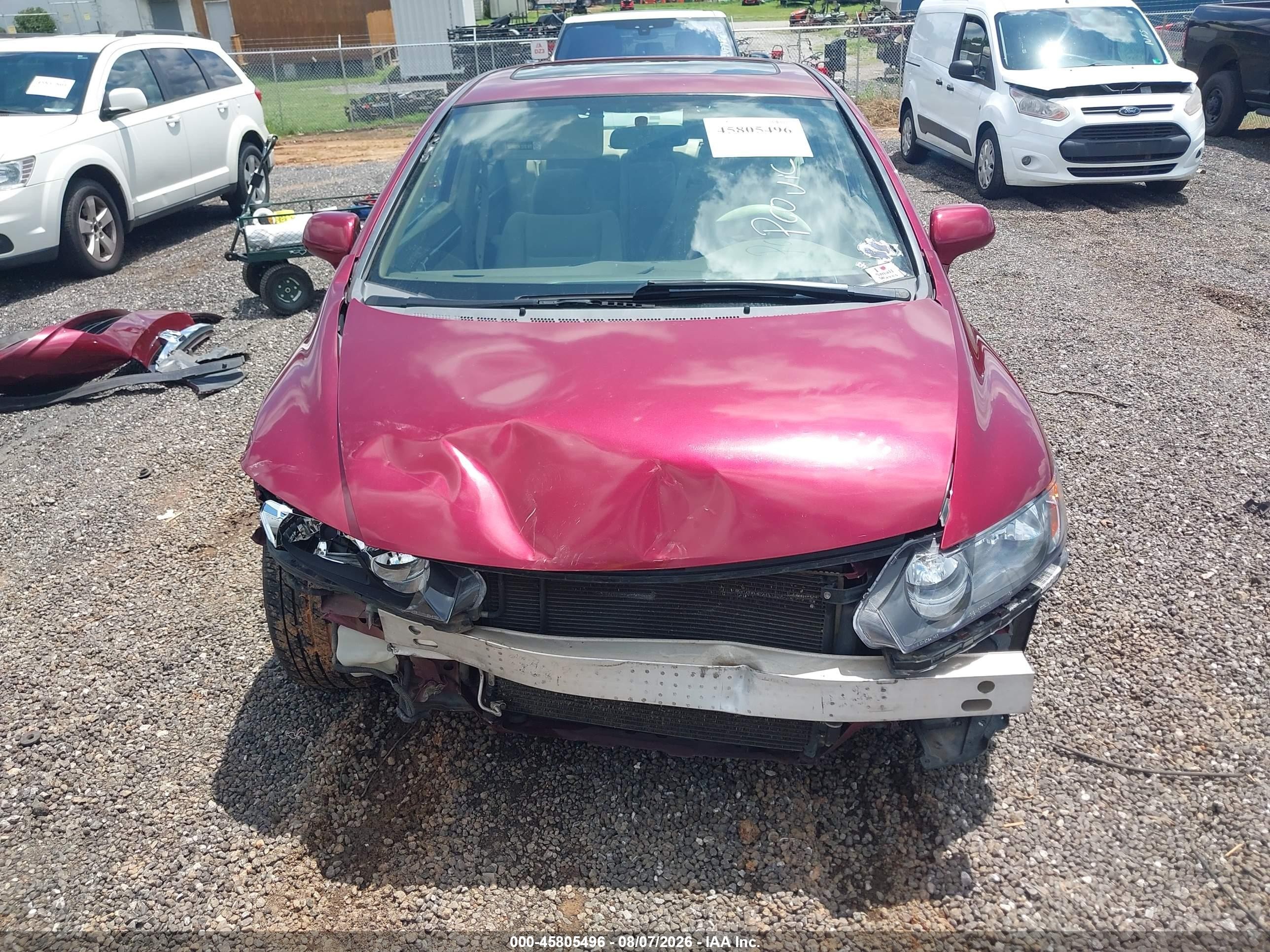 2006 Honda Civic Ex Burgundy vin: 1HGFA16846L127238
