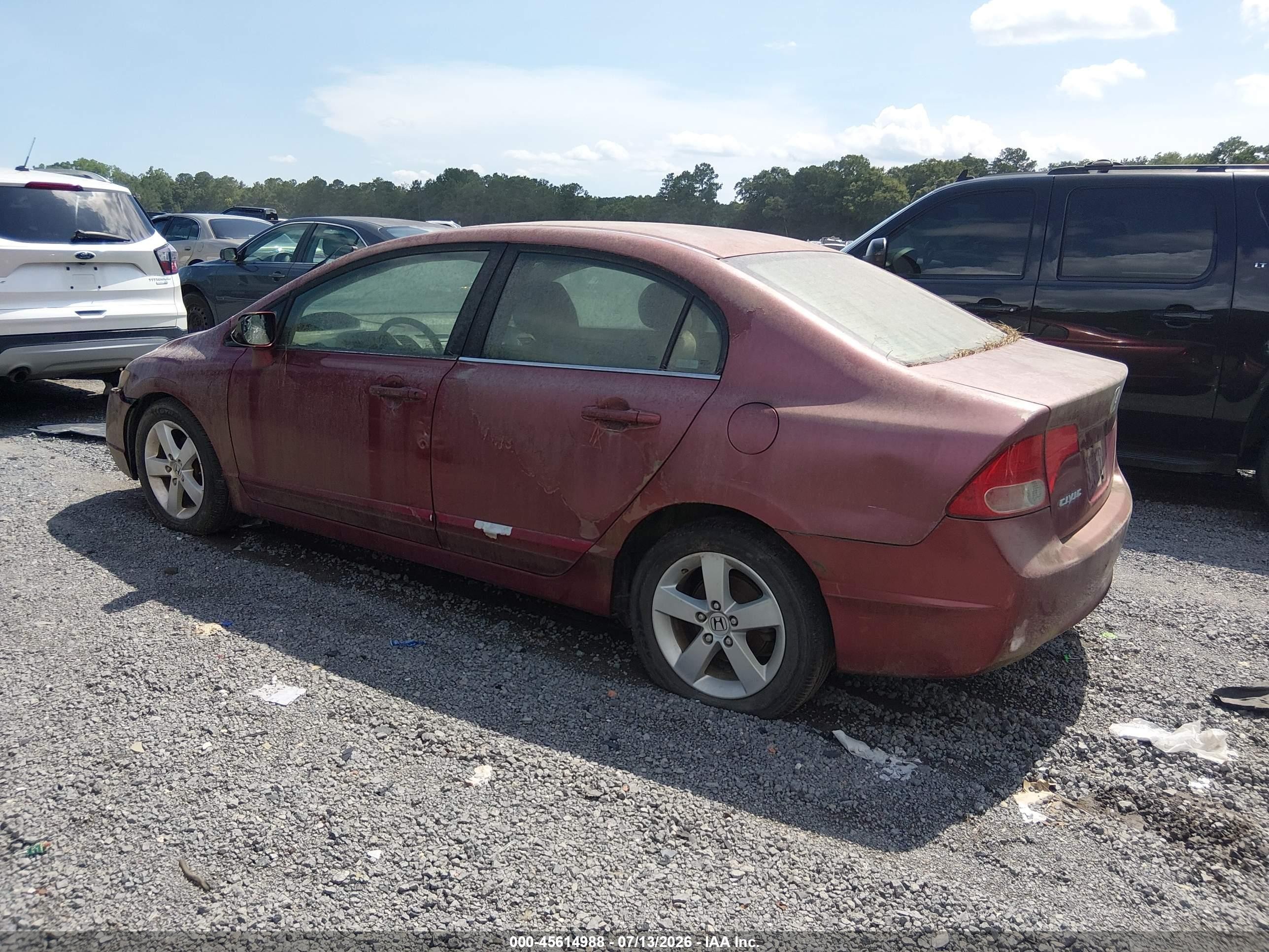 2006 Honda Civic Ex Красный vin: 1HGFA16846L140071