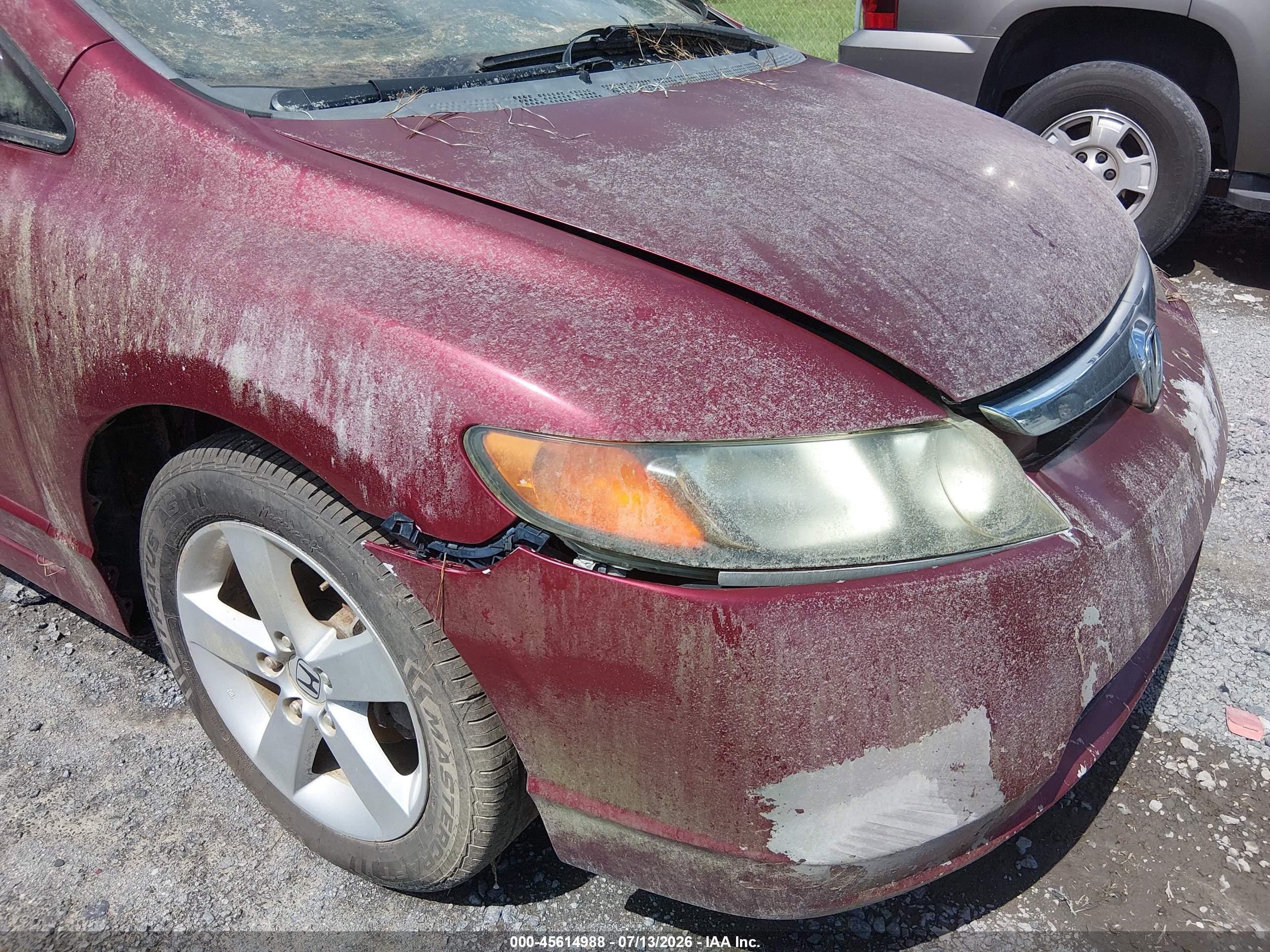2006 Honda Civic Ex Красный vin: 1HGFA16846L140071