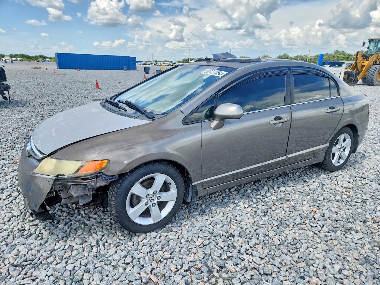 2006 Honda Civic Ex Gray vin: 1HGFA16846L143570