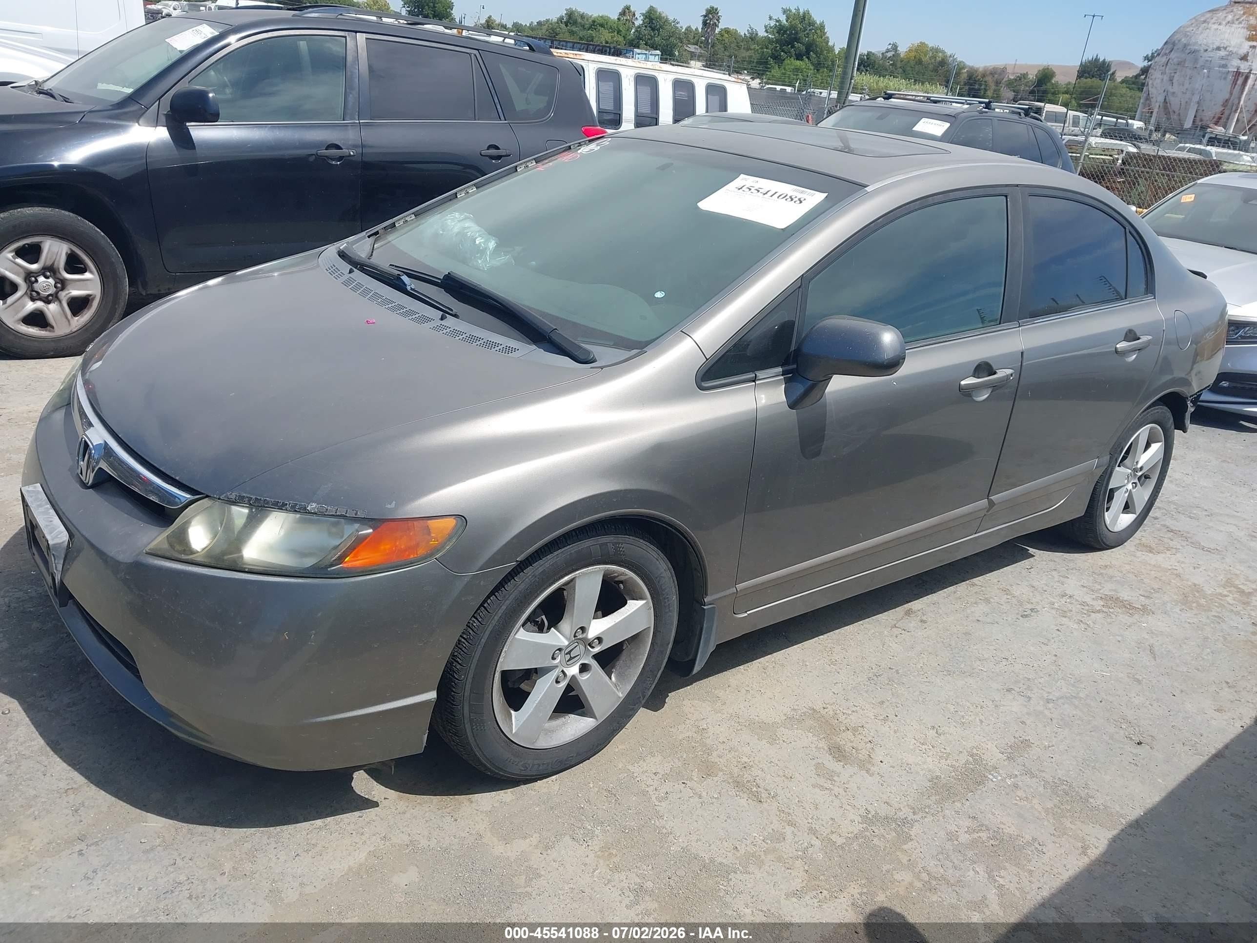 2006 Honda Civic Ex Серый vin: 1HGFA16846L149899