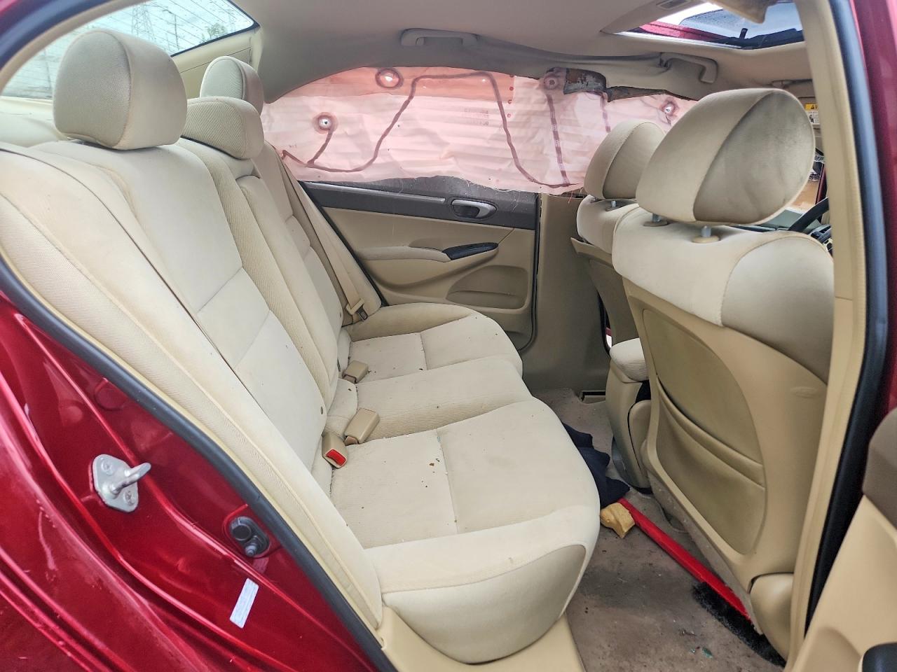 2007 Honda Civic Ex Burgundy vin: 1HGFA16847L018313
