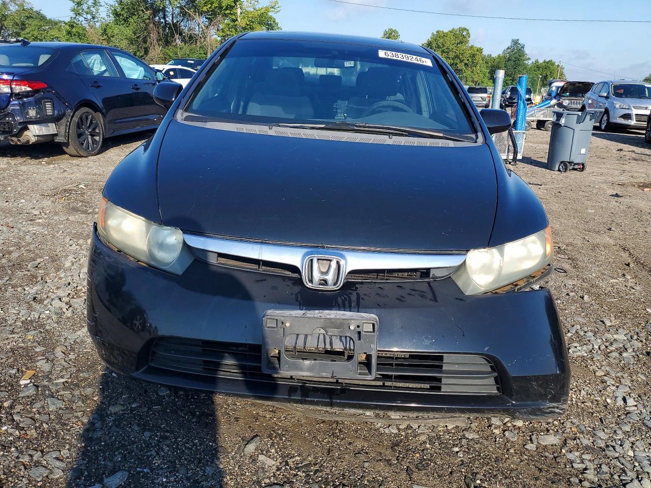 2007 Honda Civic Ex Black vin: 1HGFA16847L019199
