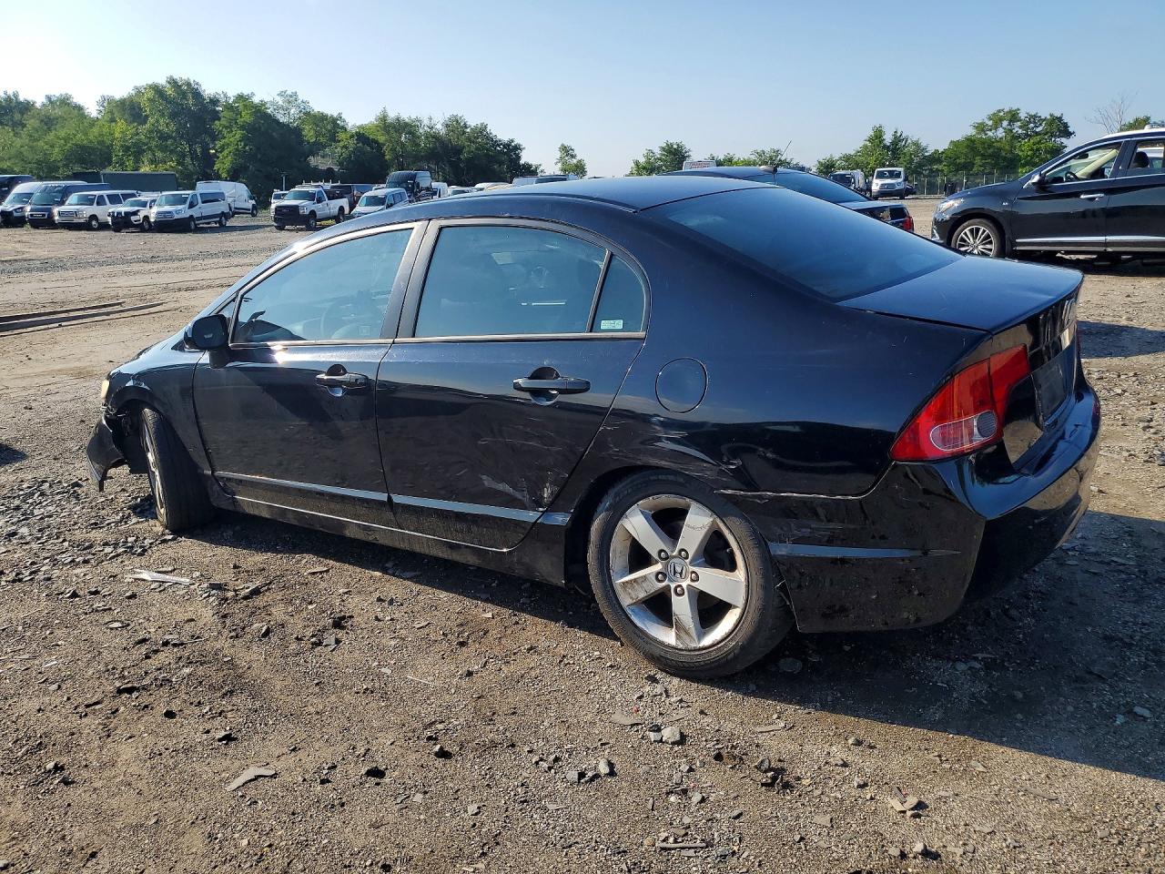 2007 Honda Civic Ex Black vin: 1HGFA16847L019199