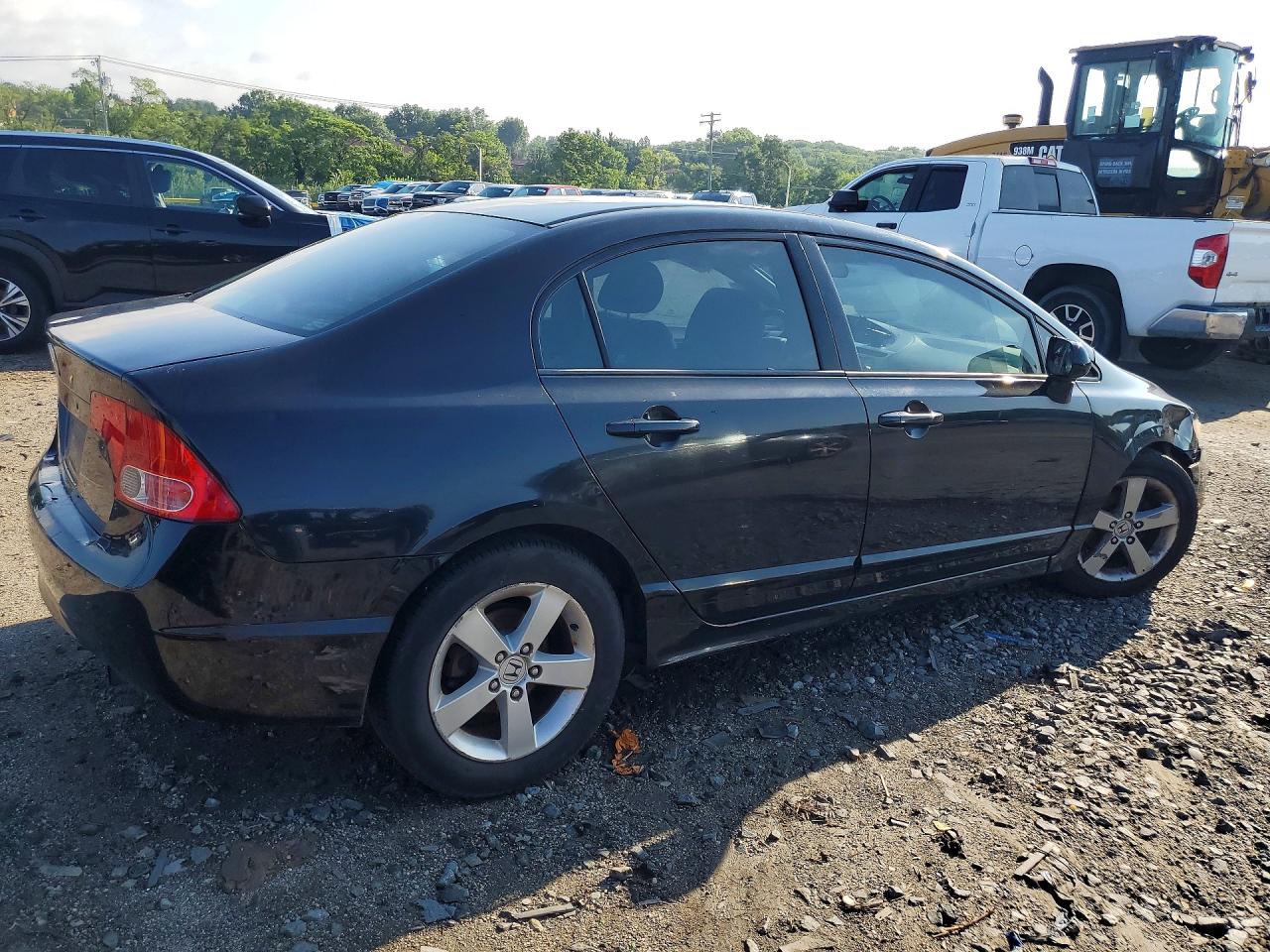2007 Honda Civic Ex Black vin: 1HGFA16847L019199