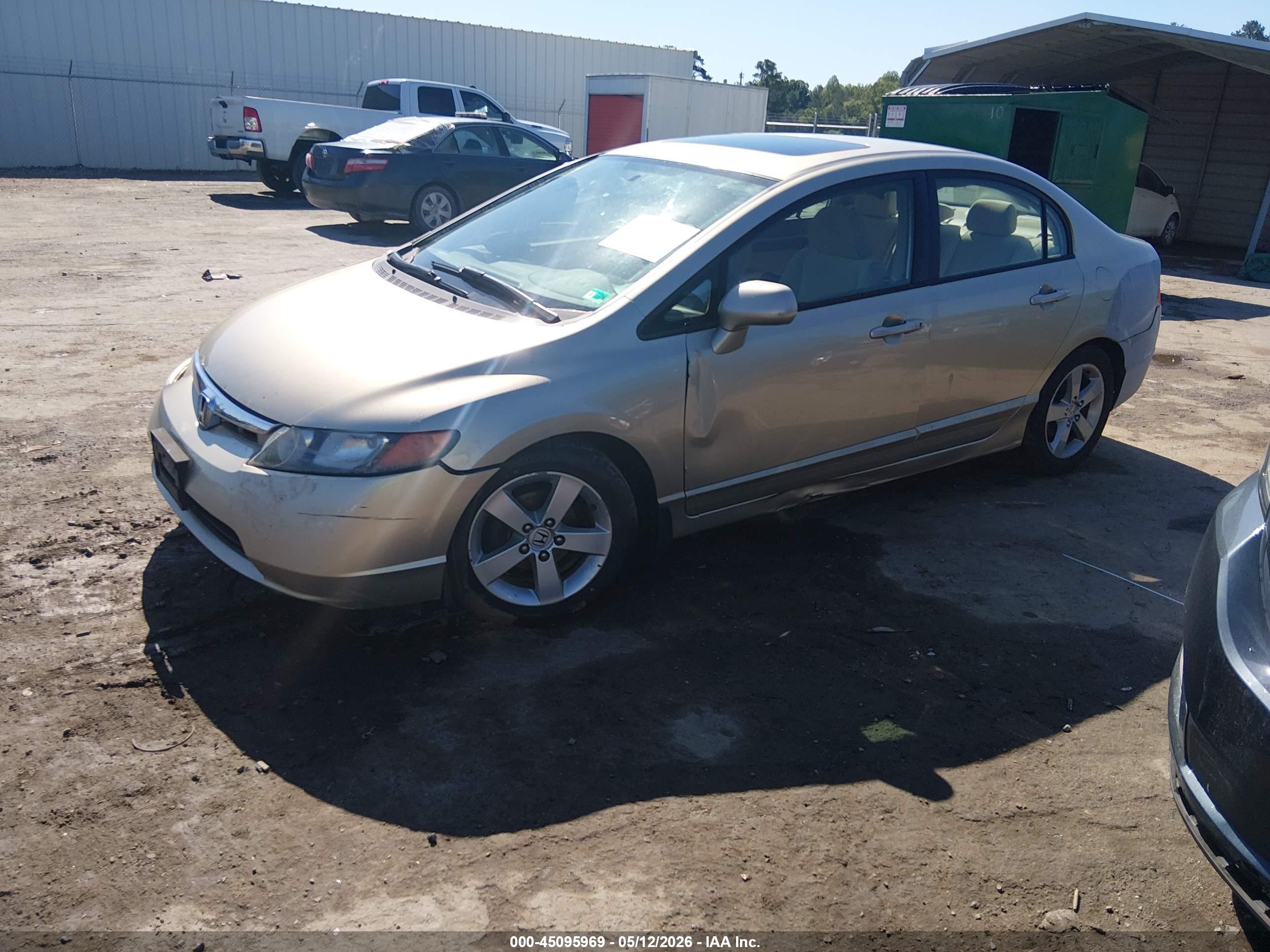 2007 Honda Civic Ex Gold vin: 1HGFA16847L020627