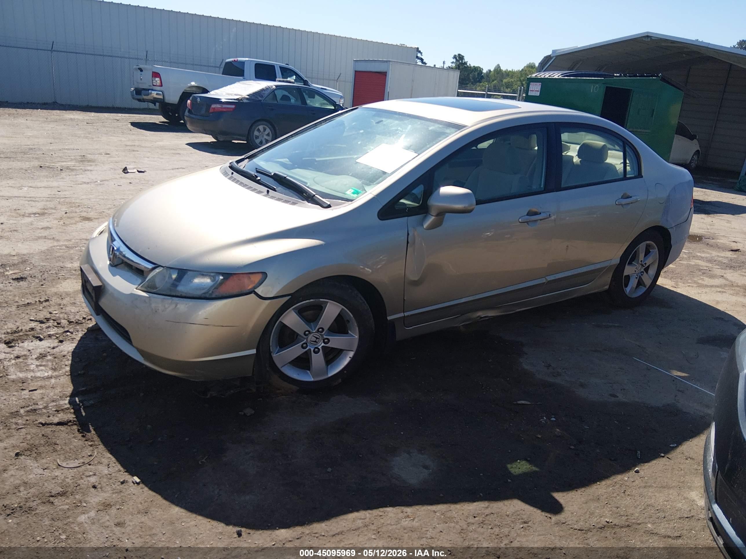 2007 Honda Civic Ex Gold vin: 1HGFA16847L020627