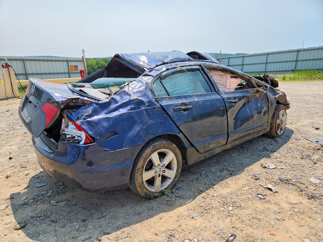 2007 Honda Civic Ex Blue vin: 1HGFA16847L027304