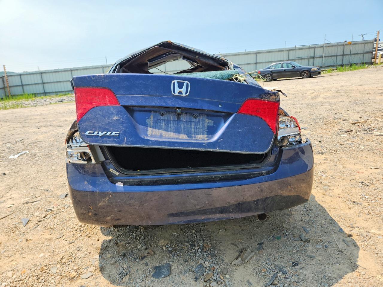 2007 Honda Civic Ex Blue vin: 1HGFA16847L027304
