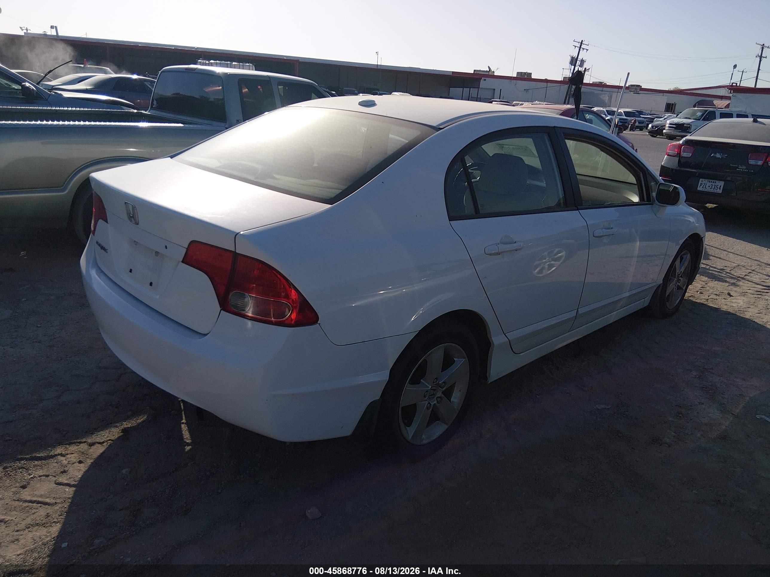 2007 Honda Civic Ex White vin: 1HGFA16847L040375