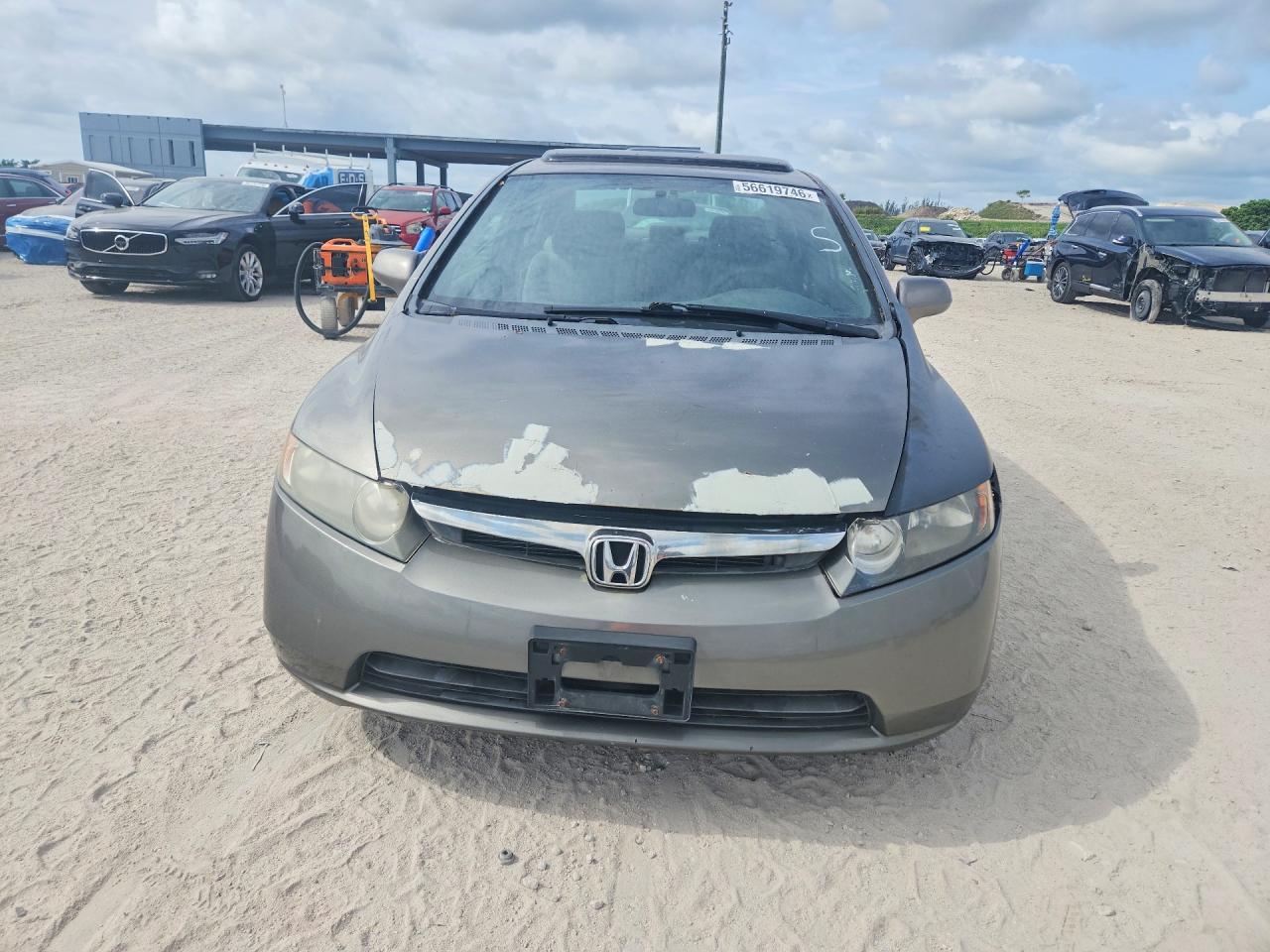 2007 Honda Civic Ex Tan vin: 1HGFA16847L052137