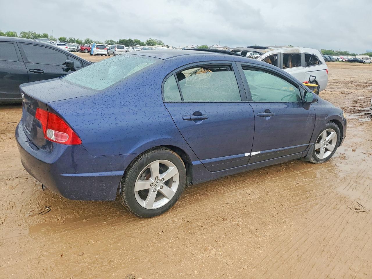 2007 Honda Civic Ex Blue vin: 1HGFA16847L067480
