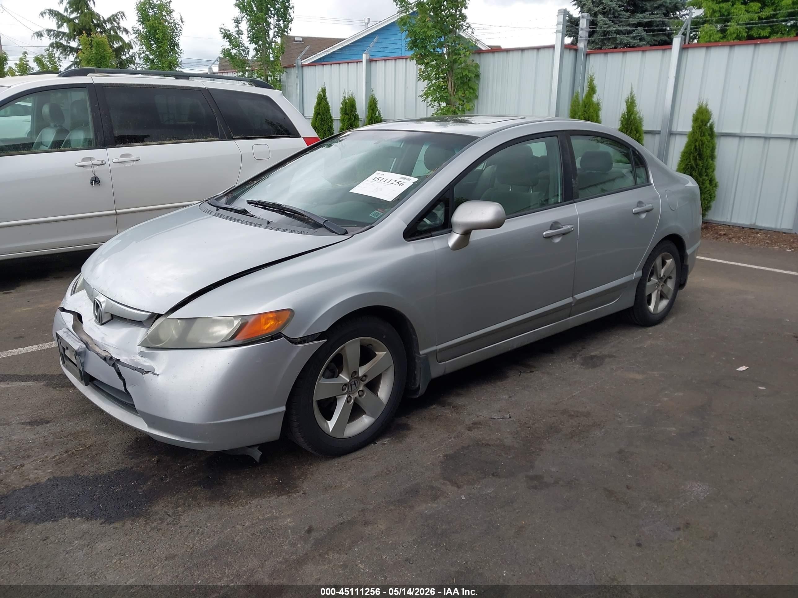 2007 Honda Civic Ex Silver vin: 1HGFA16847L085879