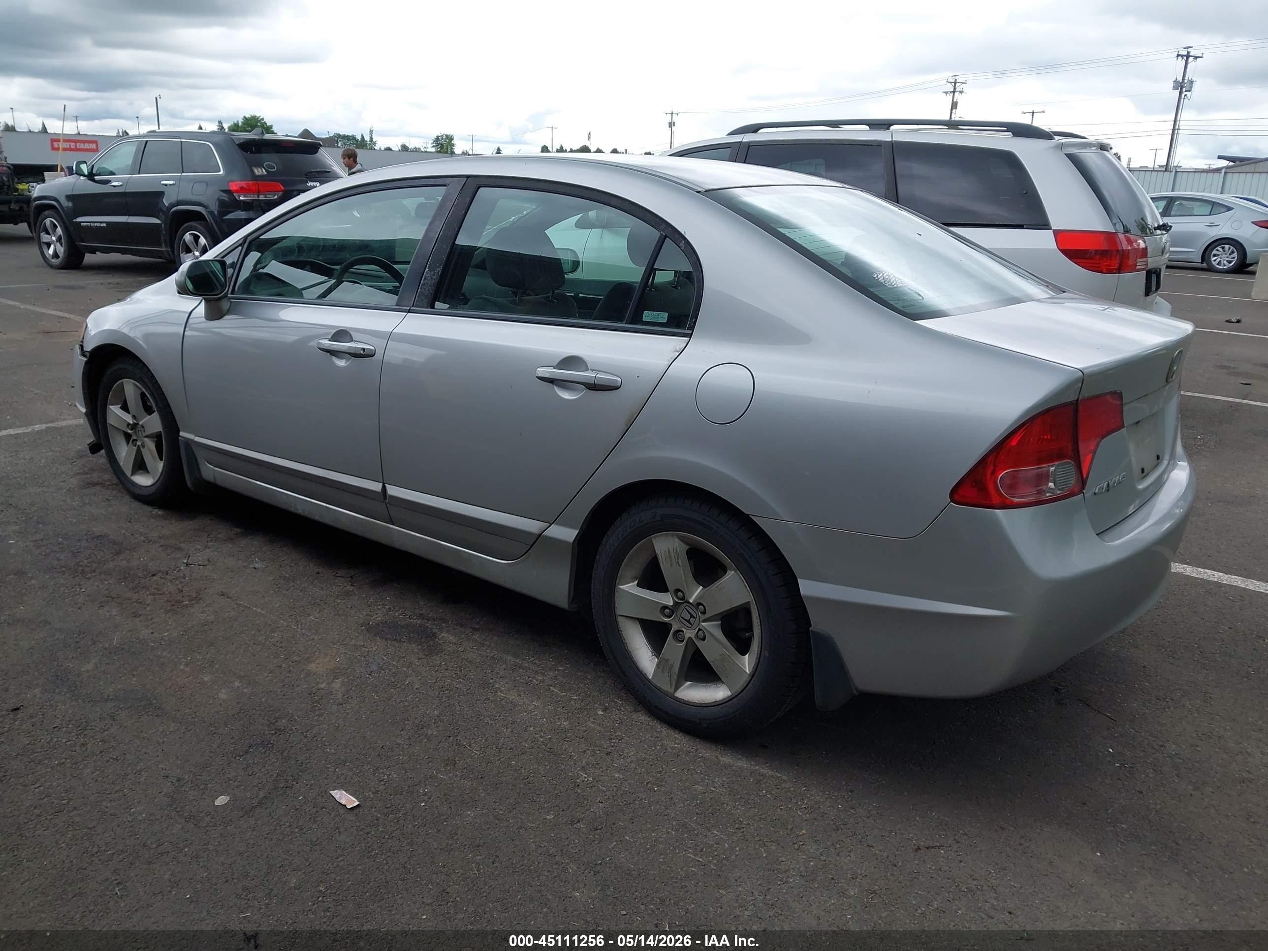 2007 Honda Civic Ex Silver vin: 1HGFA16847L085879