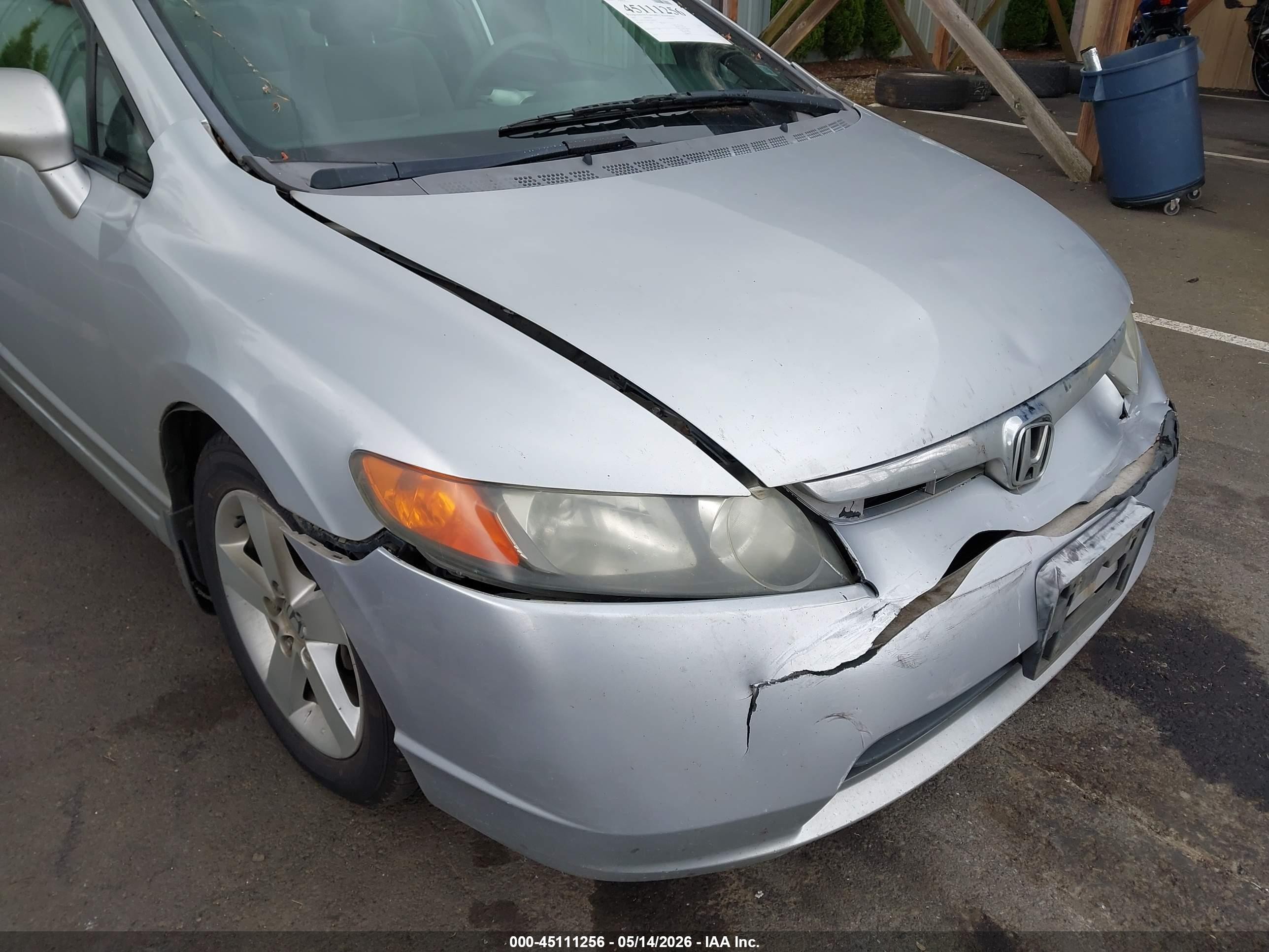 2007 Honda Civic Ex Silver vin: 1HGFA16847L085879